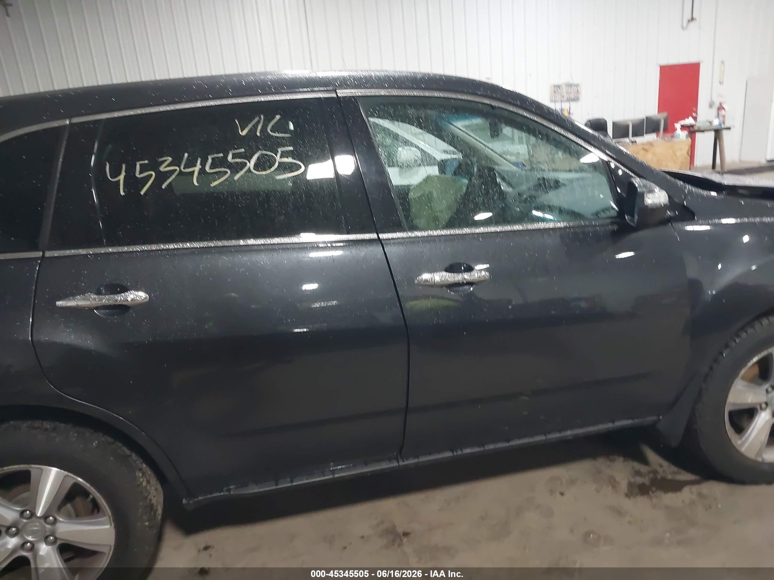 2013 Acura Mdx   Gray vin: 2HNYD2H26DH516917