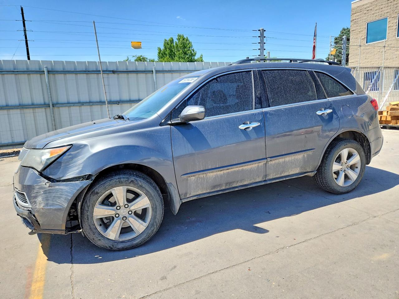 2010 Acura Mdx Advance Awd Gray vin: 2HNYD2H27AH503038