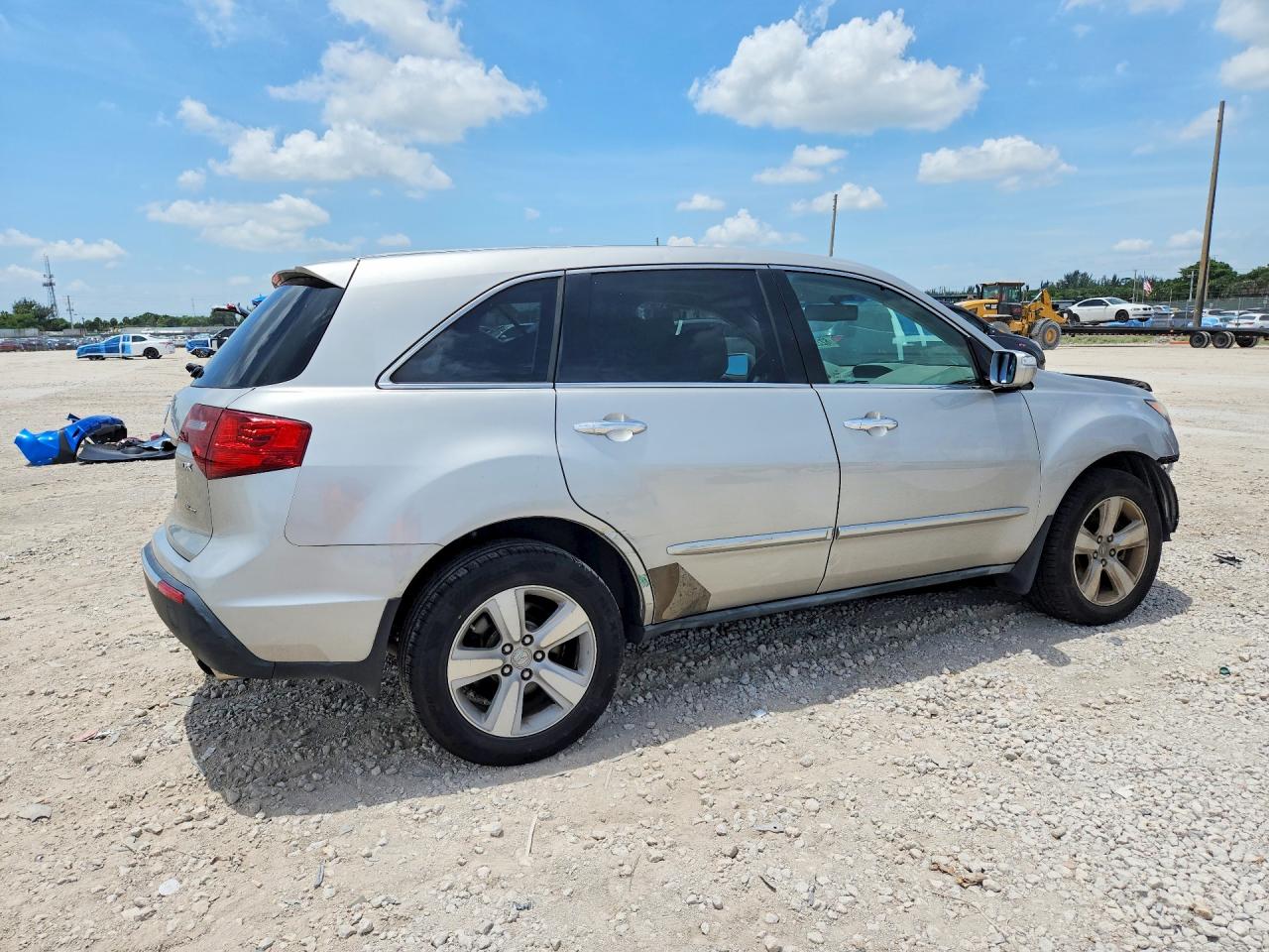 2010 Acura Mdx Silver vin: 2HNYD2H27AH505419