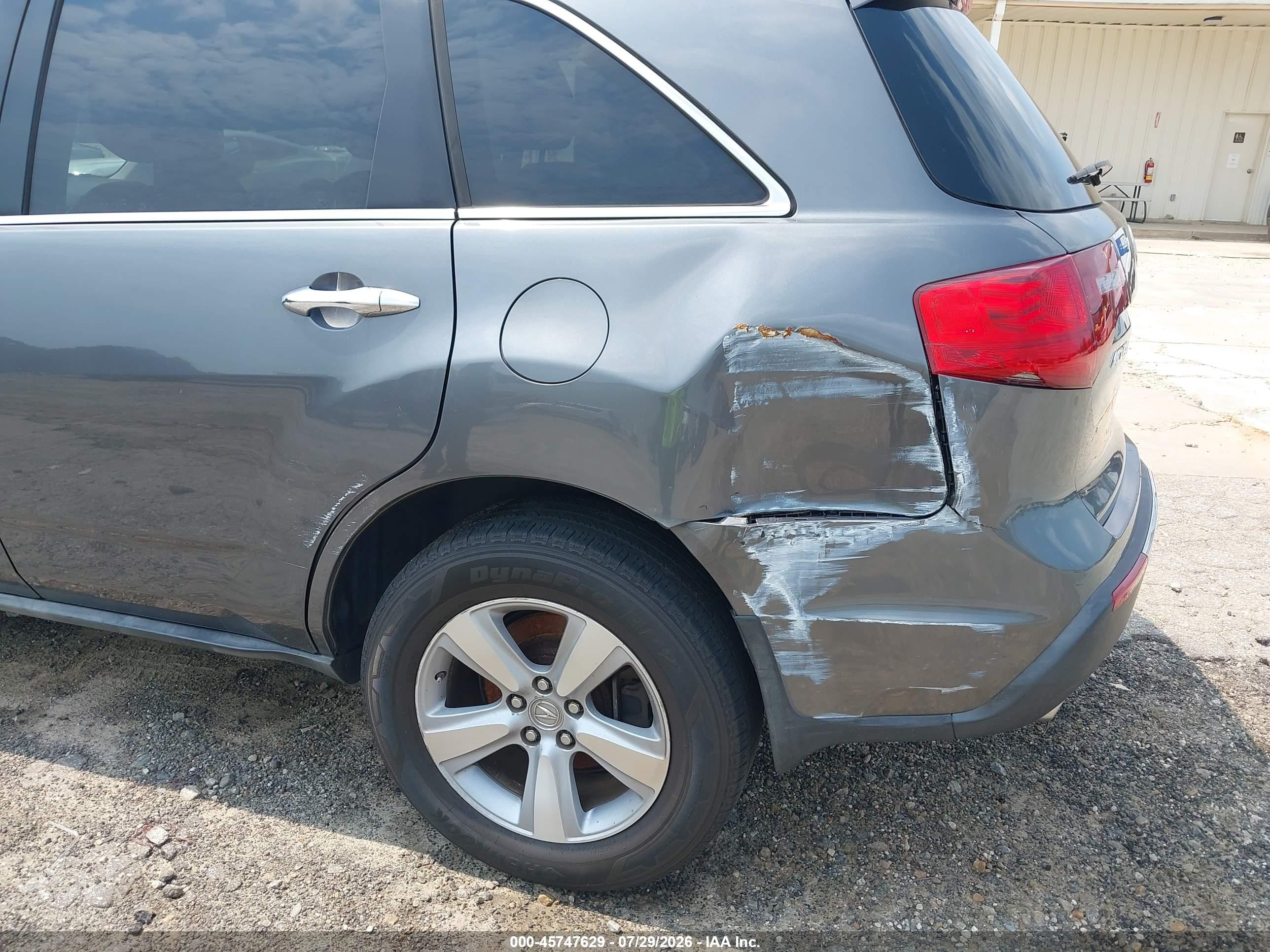 2010 Acura Mdx   Black vin: 2HNYD2H27AH528098