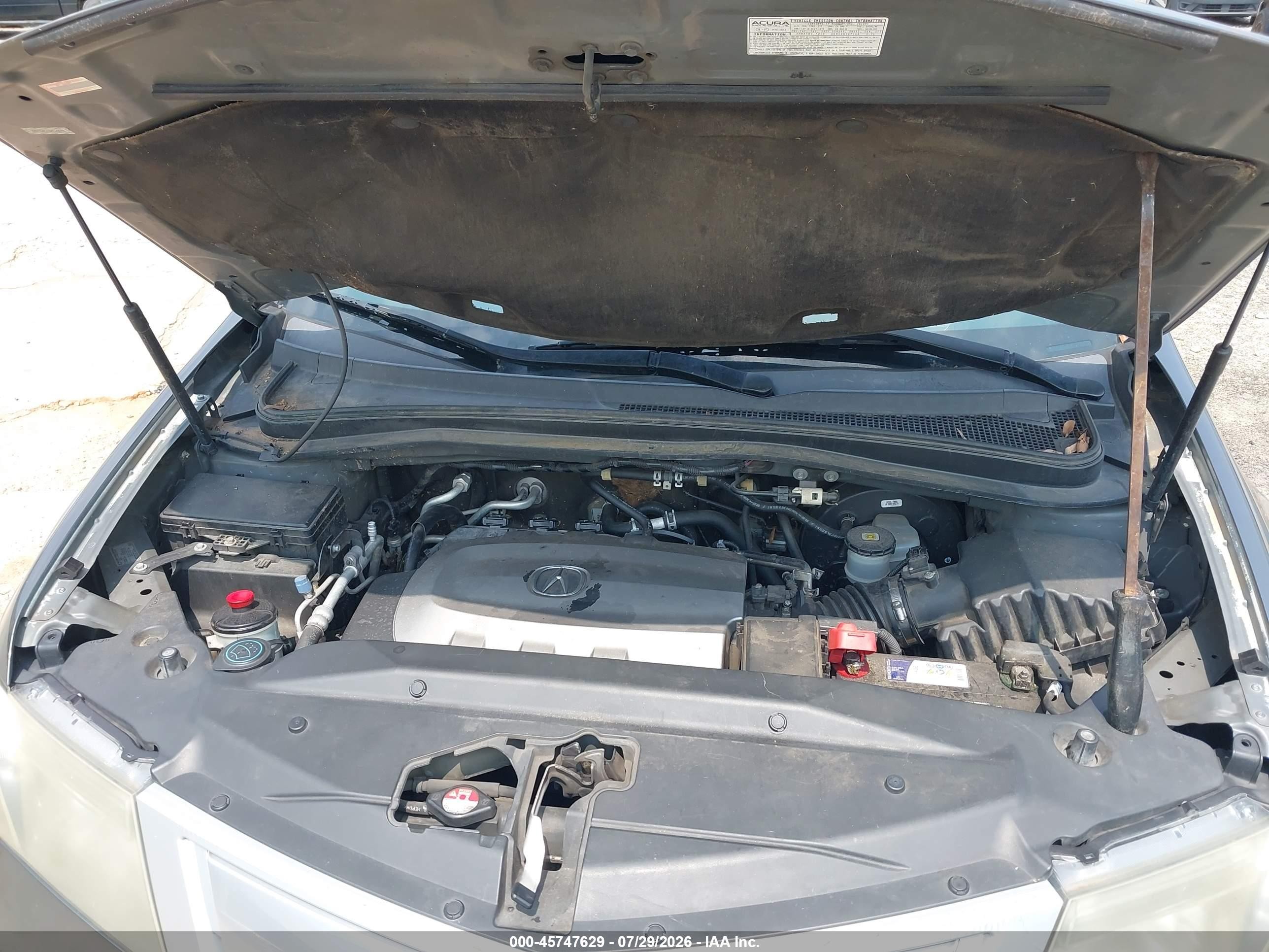 2010 Acura Mdx   Black vin: 2HNYD2H27AH528098