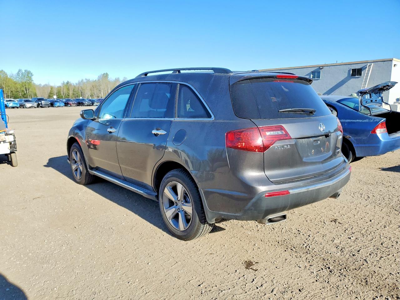 2011 Acura Mdx Gray vin: 2HNYD2H27BH003429