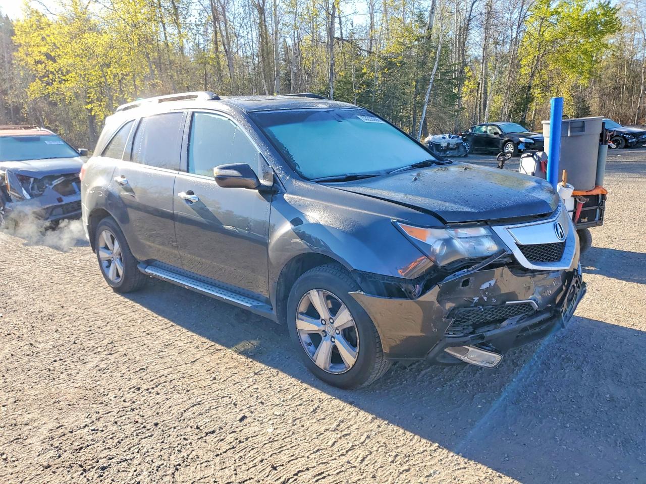 2011 Acura Mdx Gray vin: 2HNYD2H27BH003429