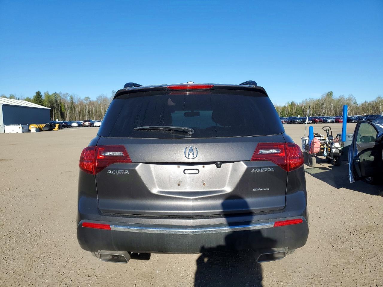 2011 Acura Mdx Gray vin: 2HNYD2H27BH003429
