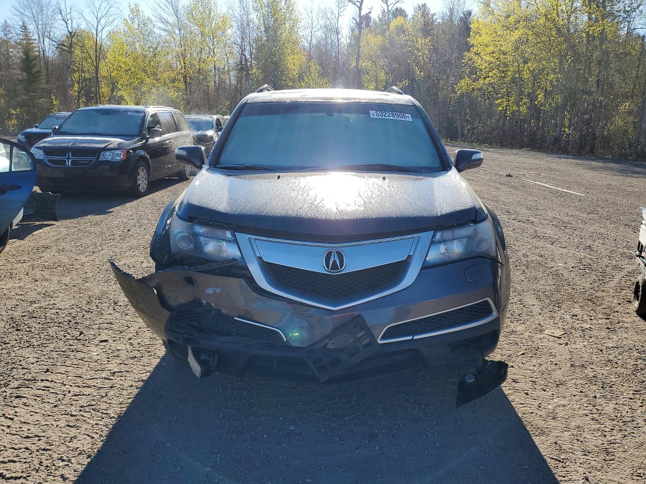 2011 Acura Mdx Gray vin: 2HNYD2H27BH003429