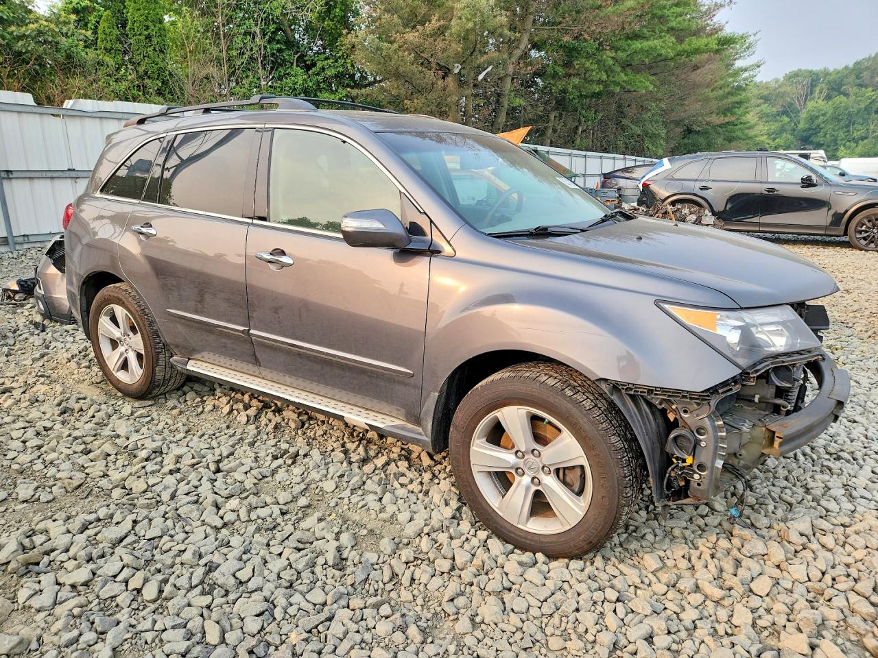 2011 Acura Mdx Gray vin: 2HNYD2H27BH500707