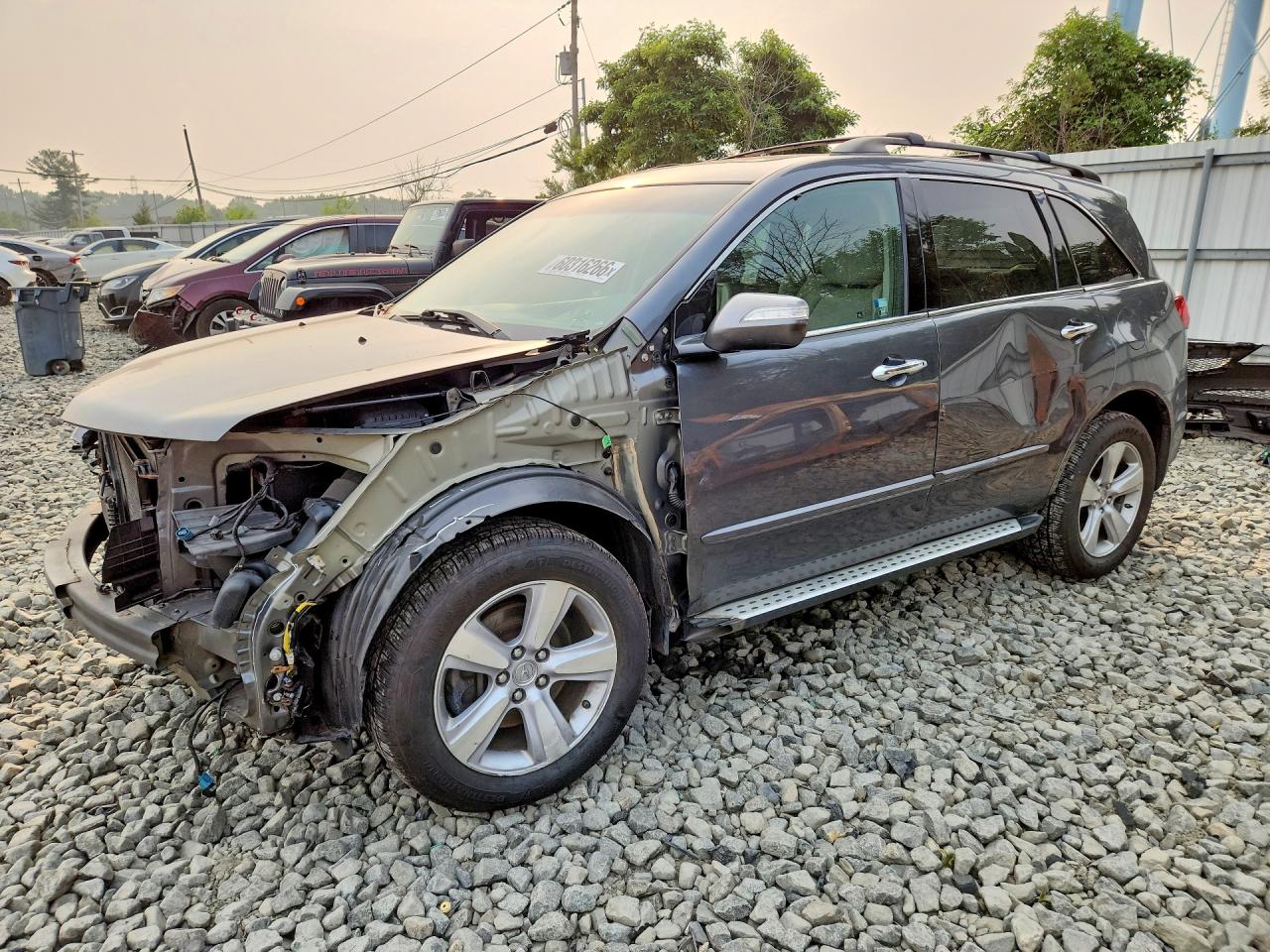 2011 Acura Mdx Gray vin: 2HNYD2H27BH500707