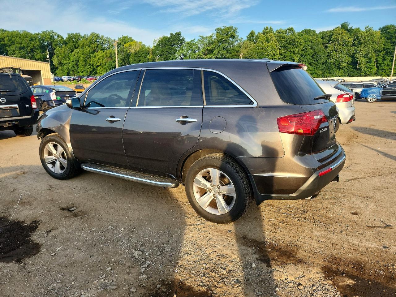 2011 Acura Mdx Gray vin: 2HNYD2H27BH516096
