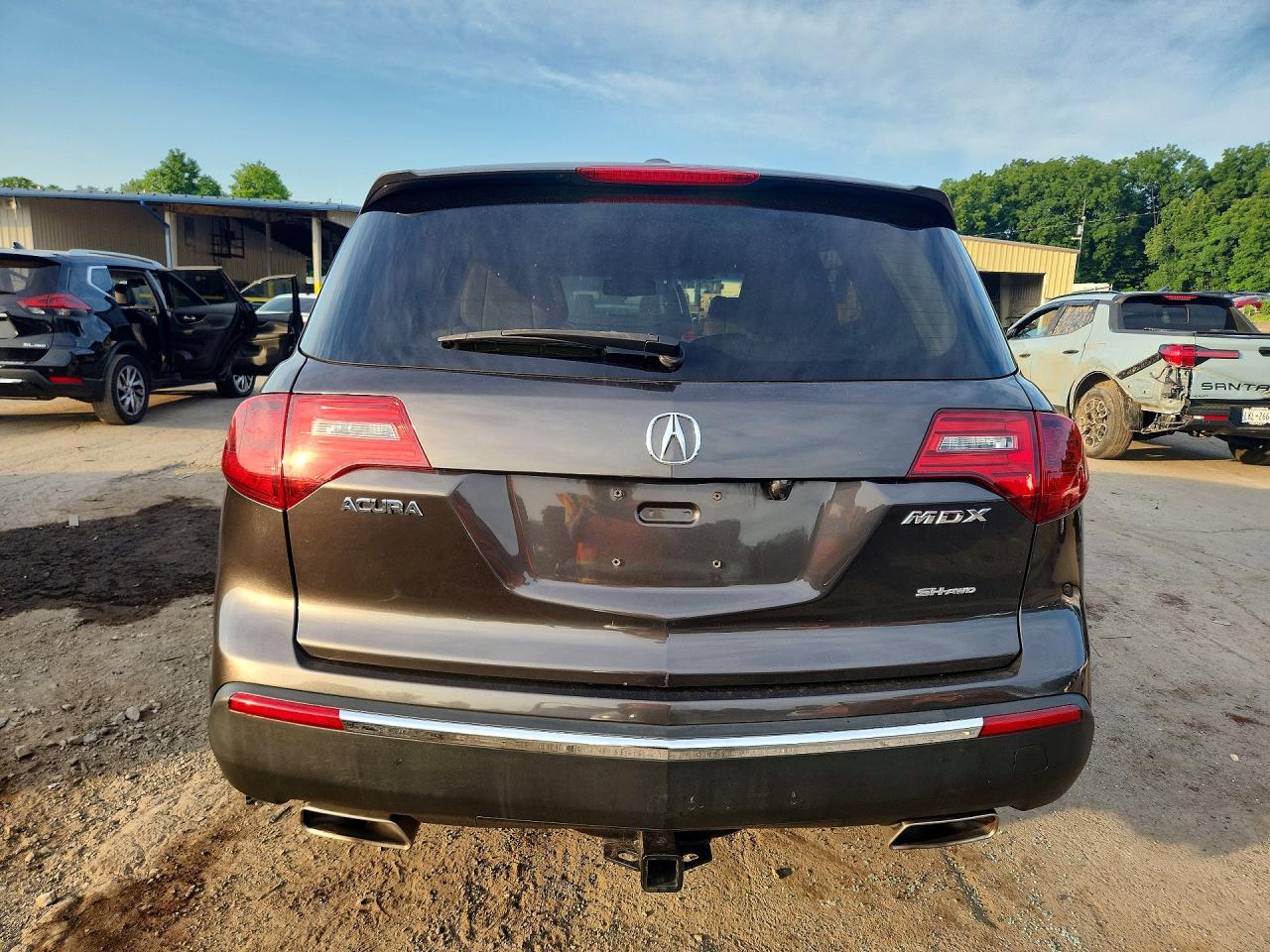 2011 Acura Mdx Gray vin: 2HNYD2H27BH516096