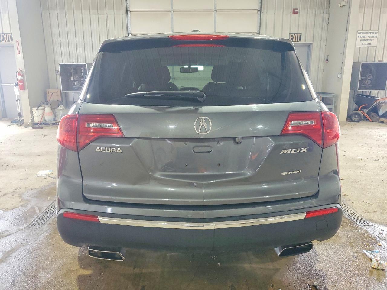 2011 Acura Mdx Gray vin: 2HNYD2H27BH519094