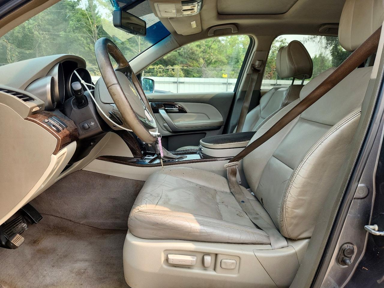 2011 Acura Mdx Серый vin: 2HNYD2H27BH528359