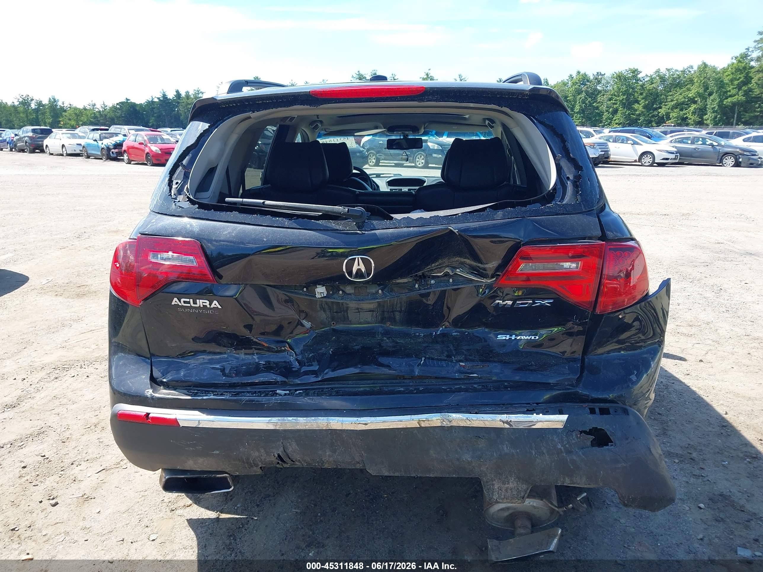 2011 Acura Mdx   Black vin: 2HNYD2H27BH544514
