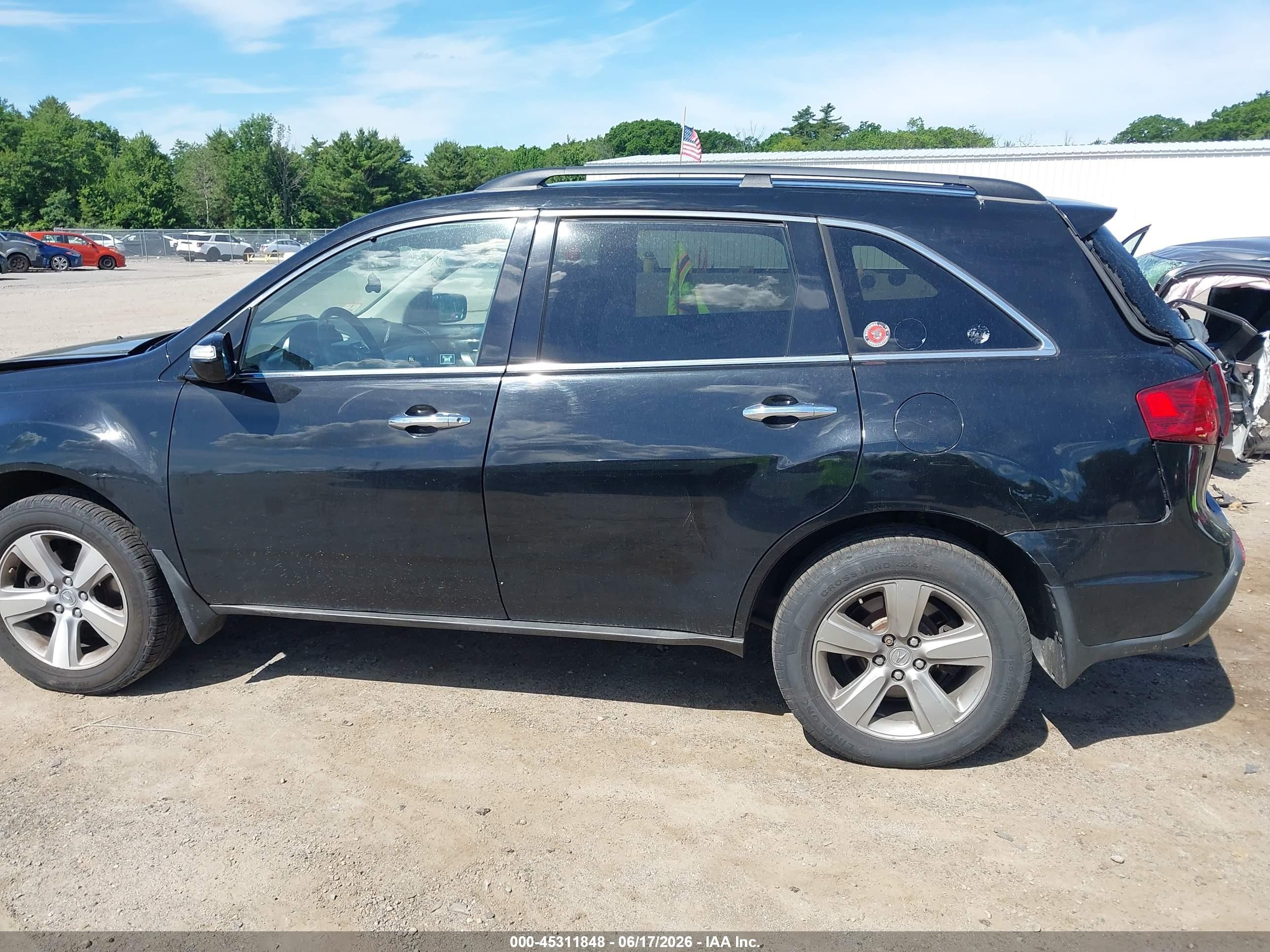 2011 Acura Mdx   Black vin: 2HNYD2H27BH544514
