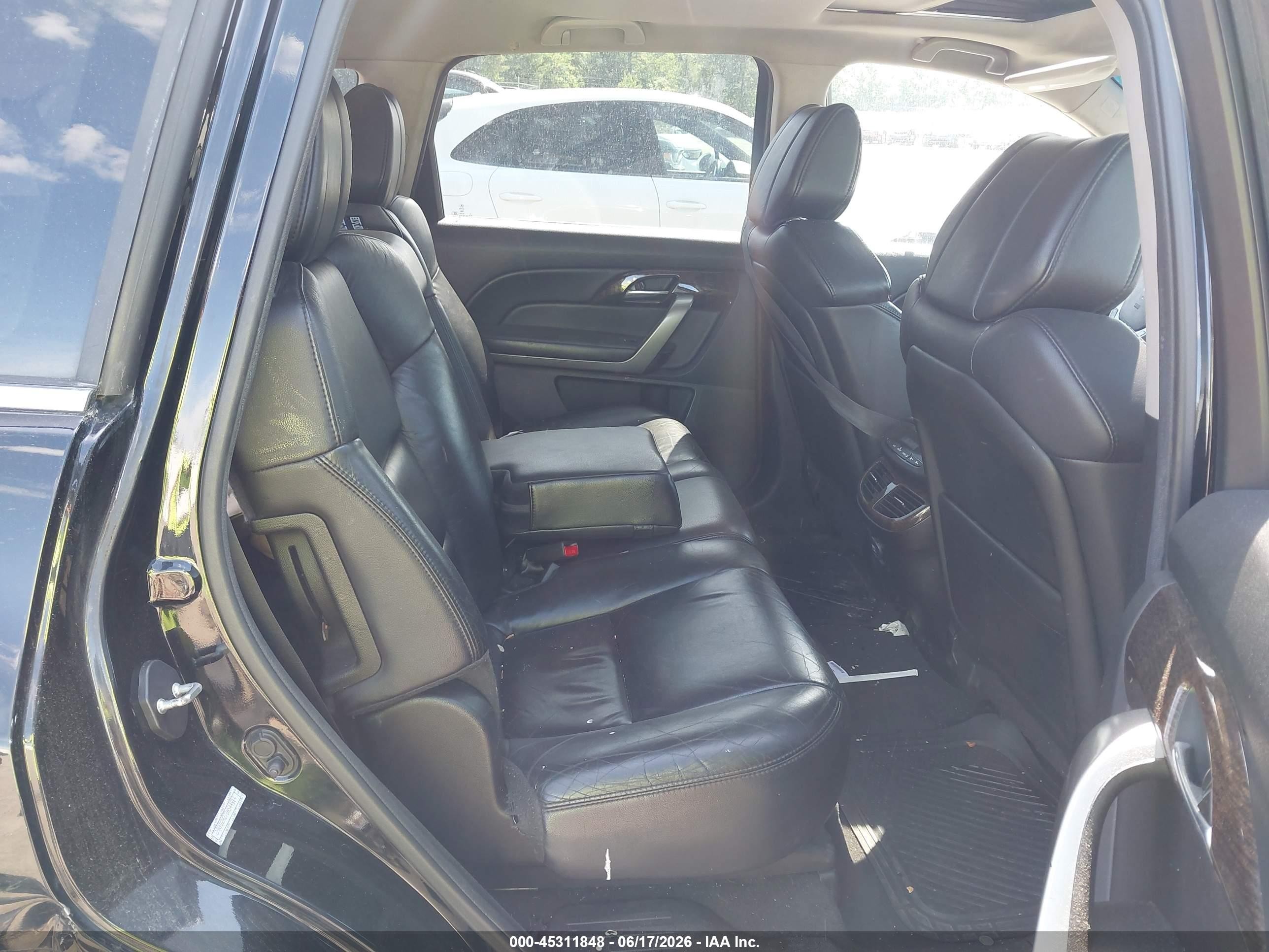 2011 Acura Mdx   Black vin: 2HNYD2H27BH544514