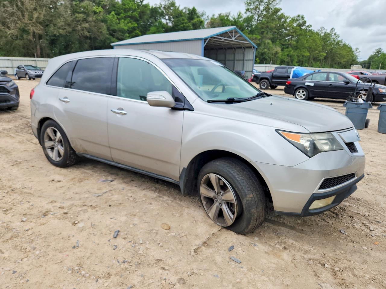 2011 Acura Mdx Silver vin: 2HNYD2H27BH547820