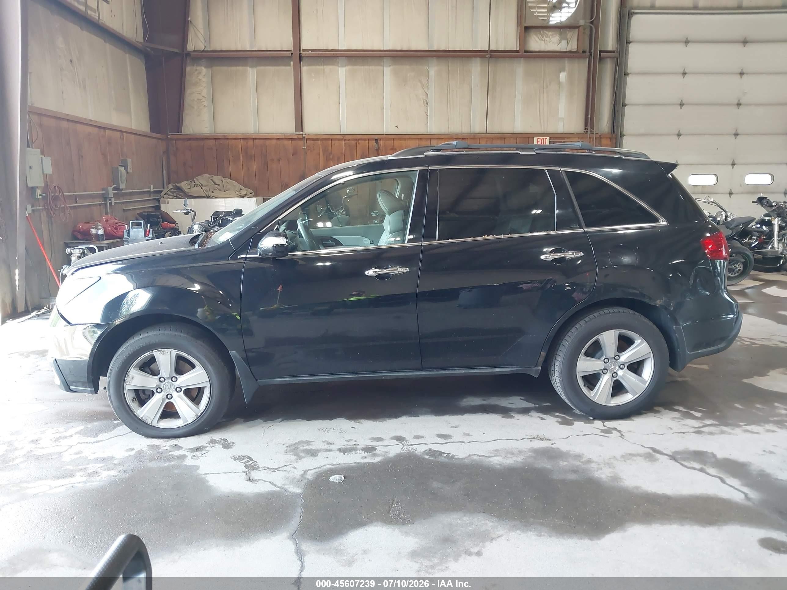 2012 Acura Mdx   Black vin: 2HNYD2H27CH509151