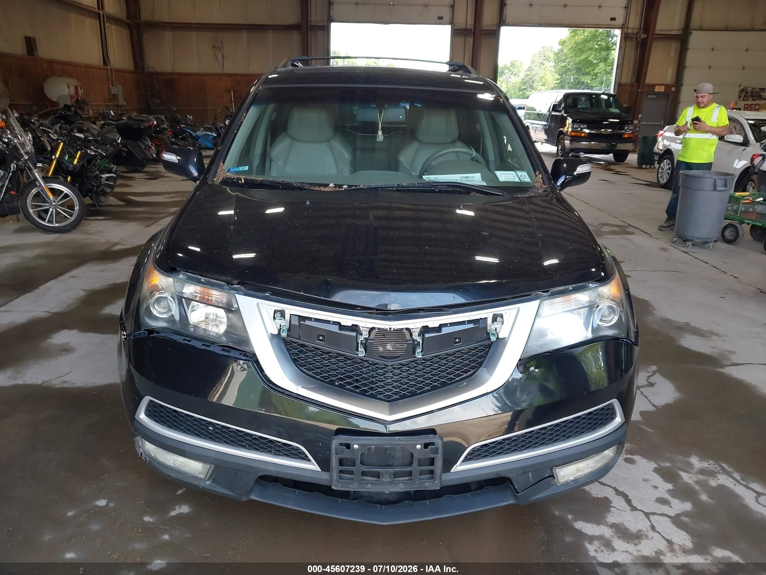 2012 Acura Mdx   Black vin: 2HNYD2H27CH509151