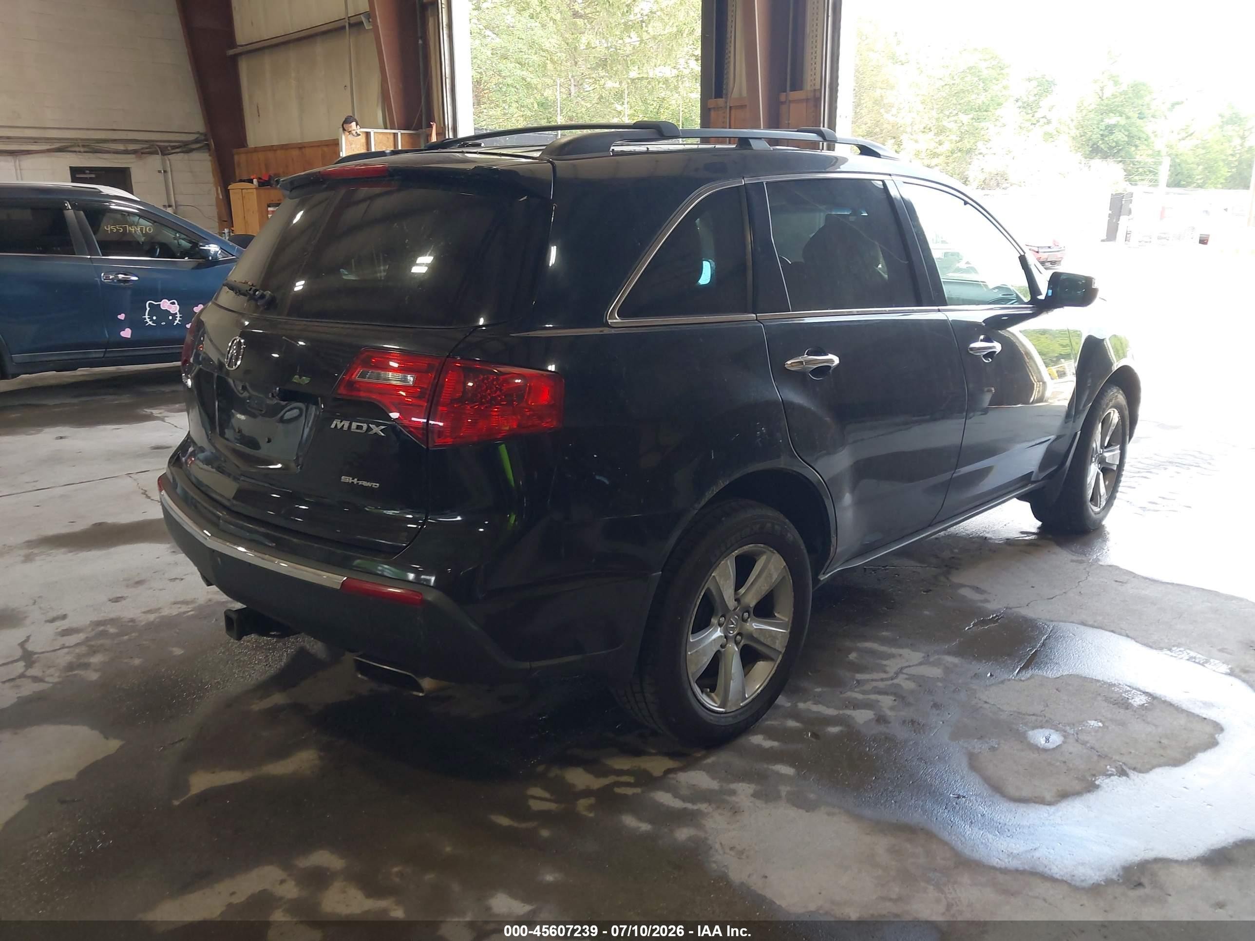 2012 Acura Mdx   Black vin: 2HNYD2H27CH509151