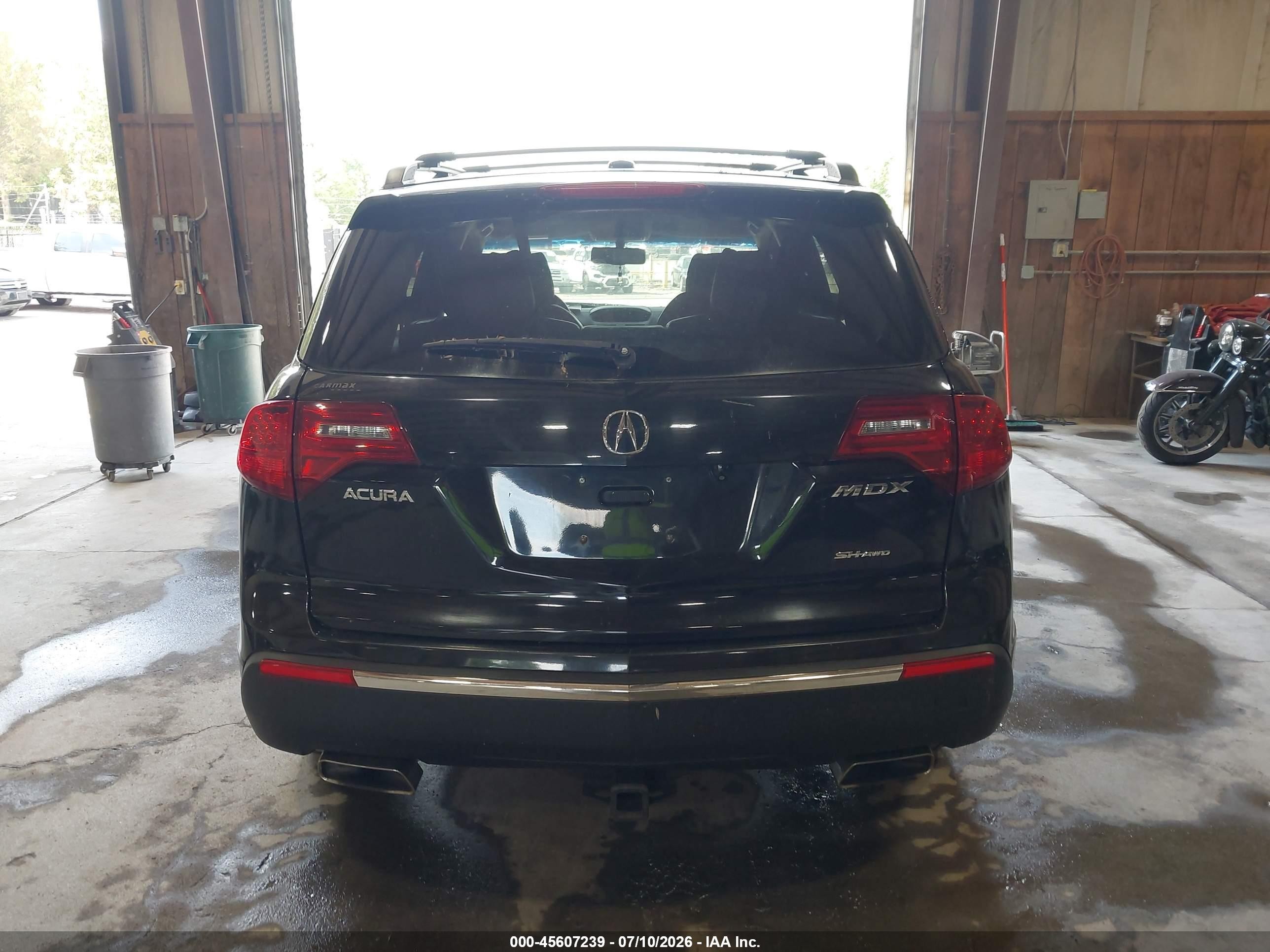 2012 Acura Mdx   Black vin: 2HNYD2H27CH509151