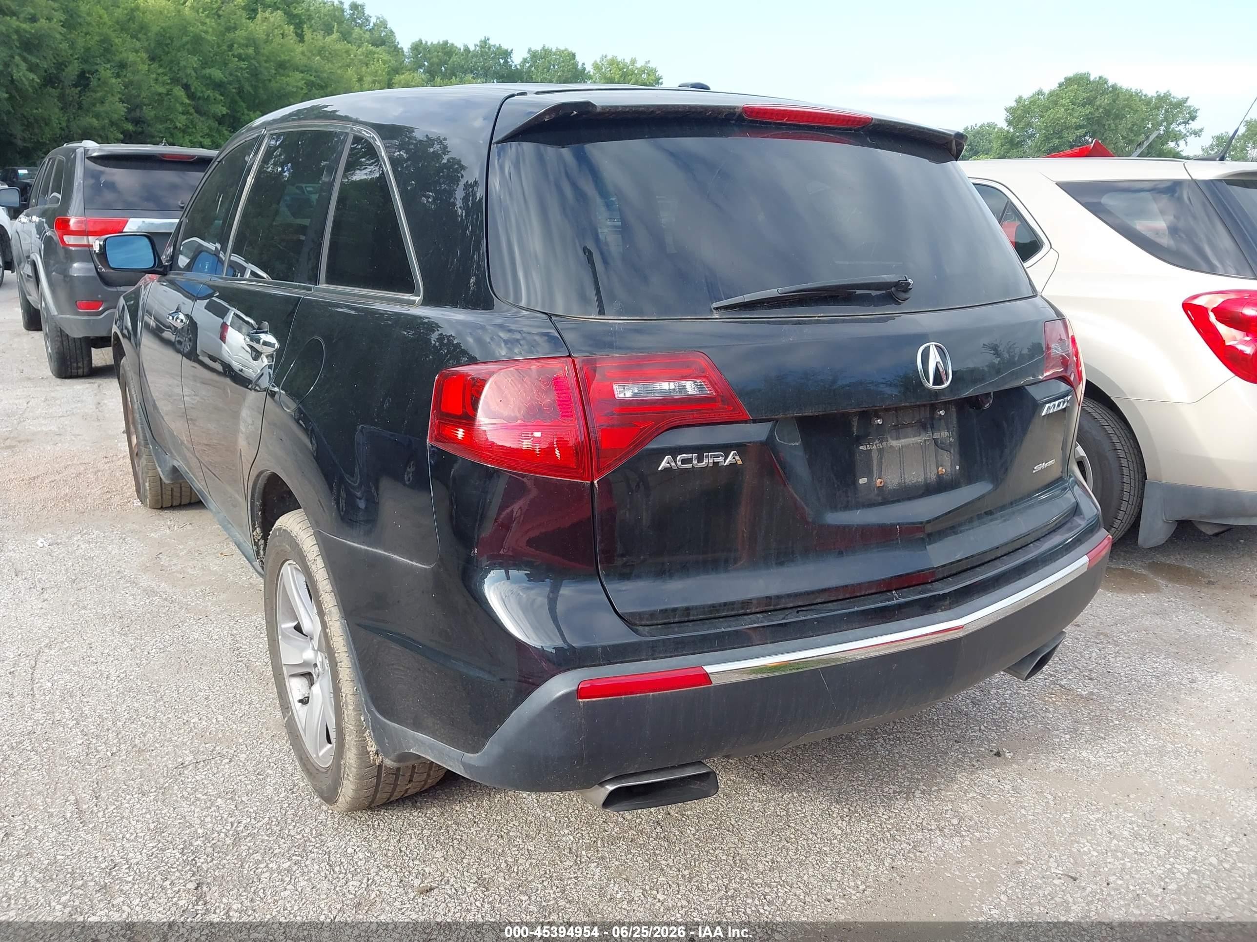 2012 Acura Mdx   Black vin: 2HNYD2H27CH520795