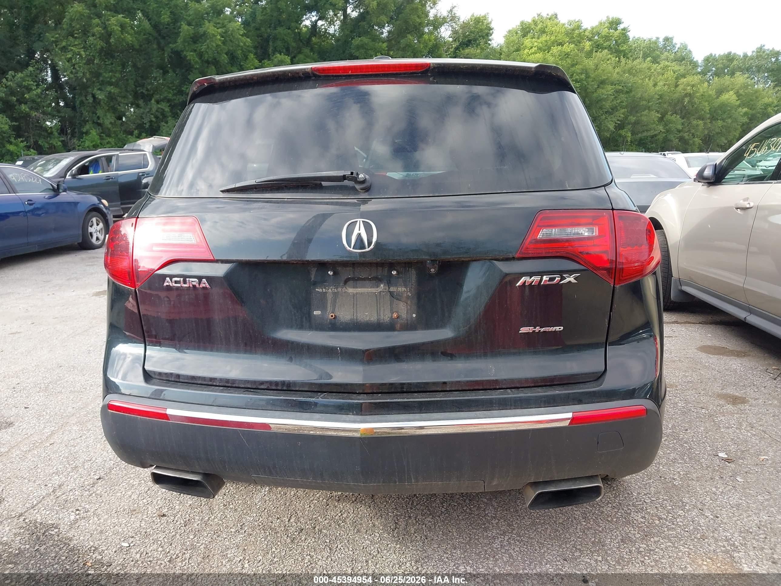 2012 Acura Mdx   Black vin: 2HNYD2H27CH520795
