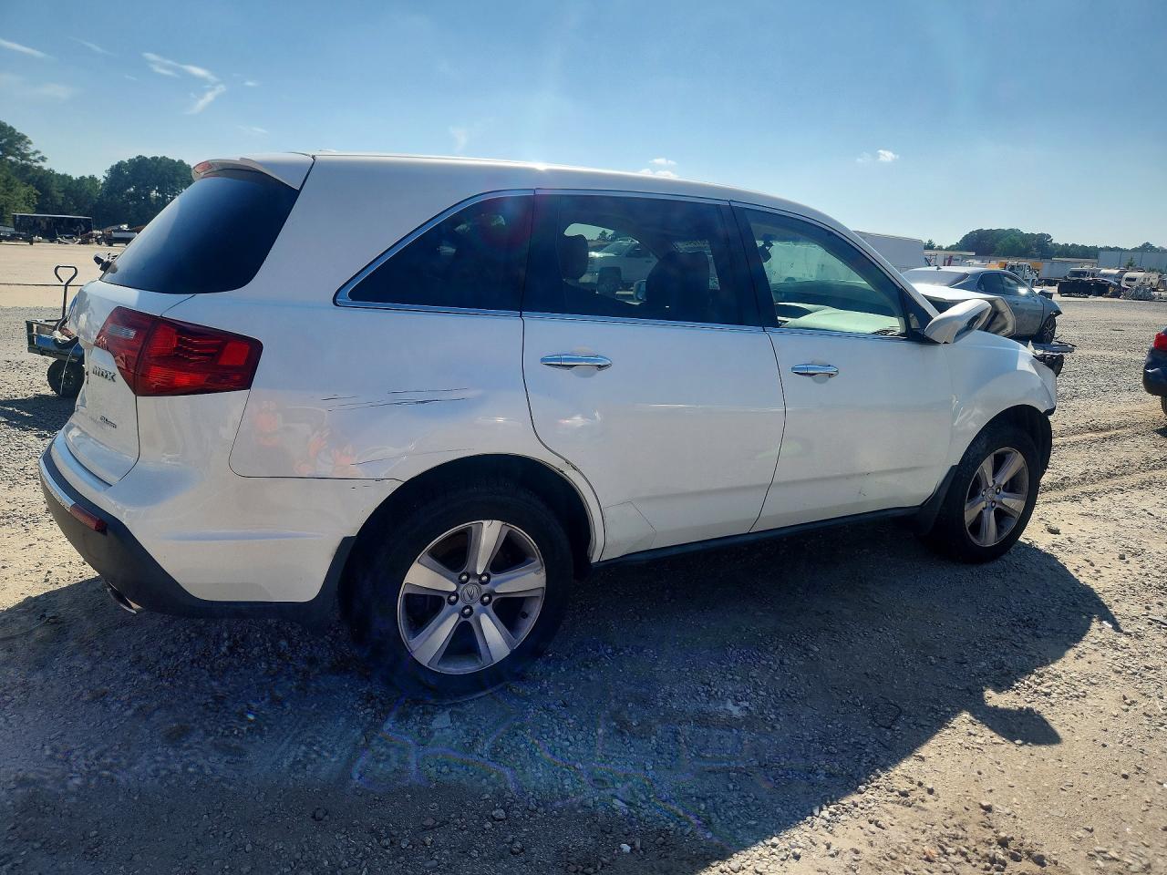 2013 Acura Mdx White vin: 2HNYD2H27DH524539