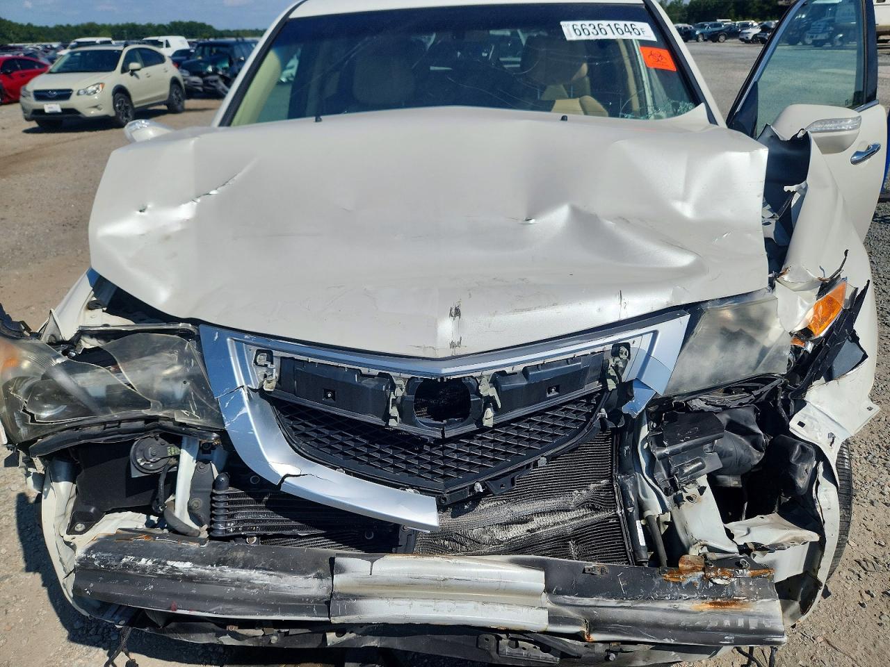 2013 Acura Mdx White vin: 2HNYD2H27DH524539