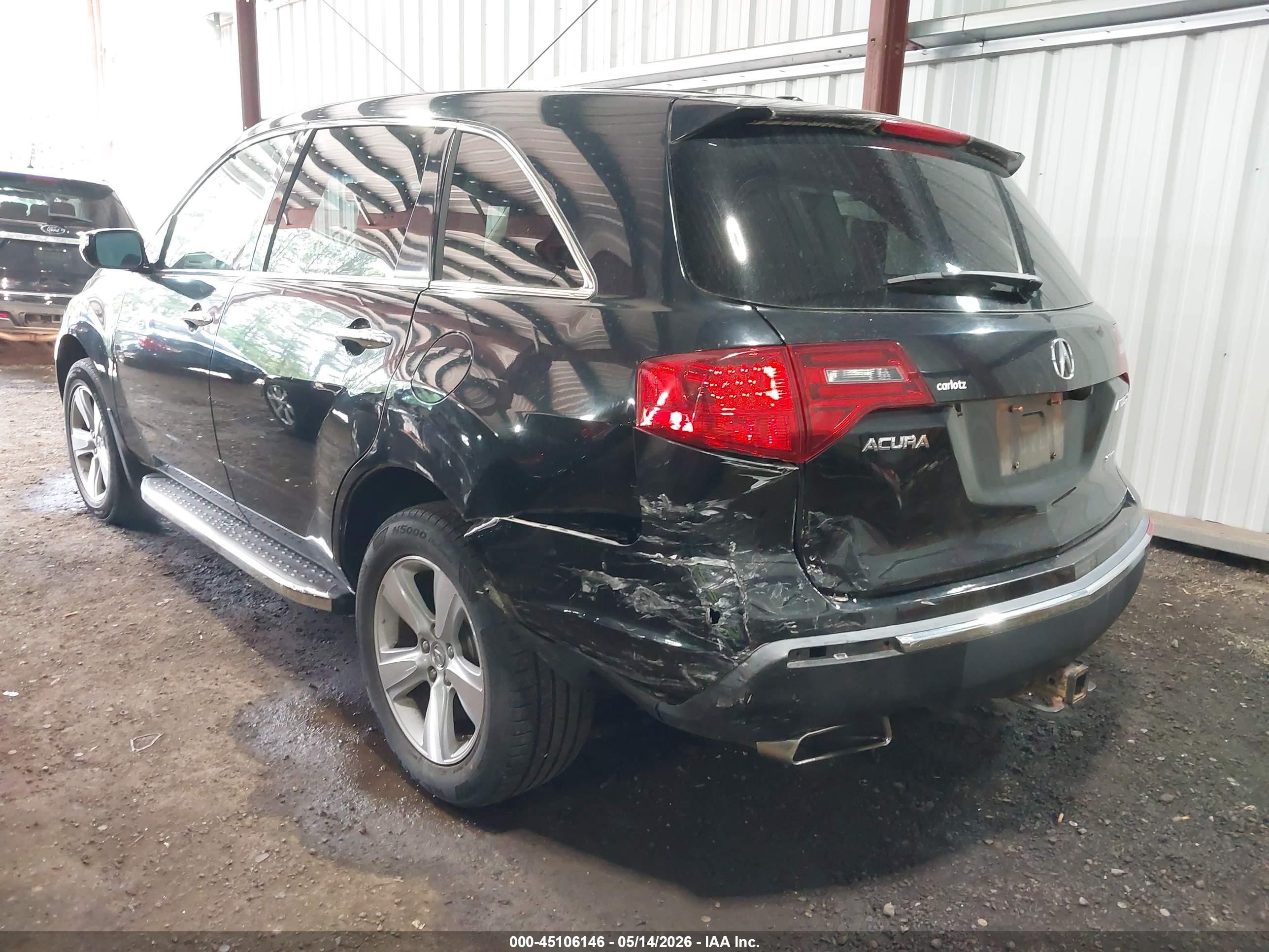 2010 Acura Mdx   Black vin: 2HNYD2H28AH504263