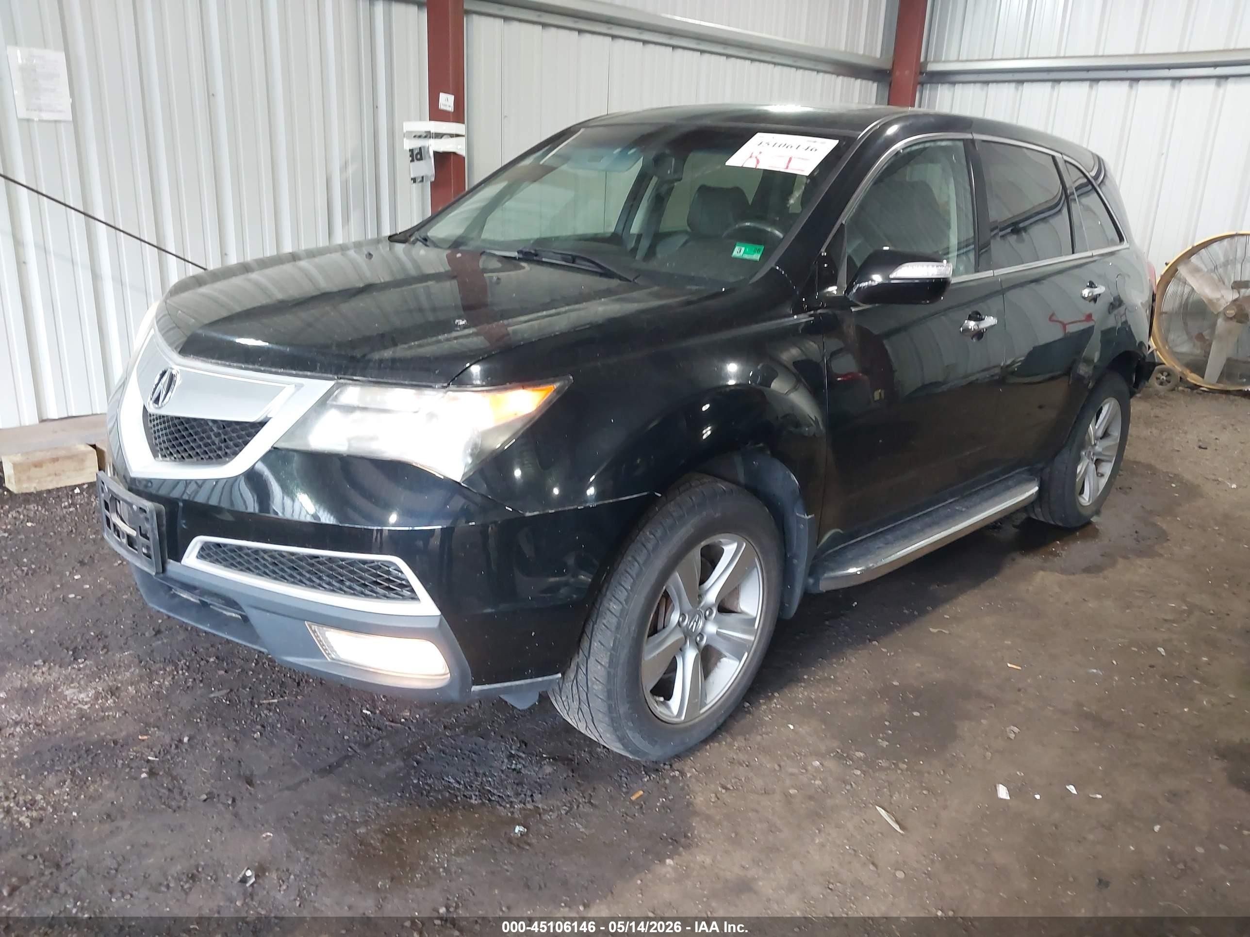 2010 Acura Mdx   Black vin: 2HNYD2H28AH504263