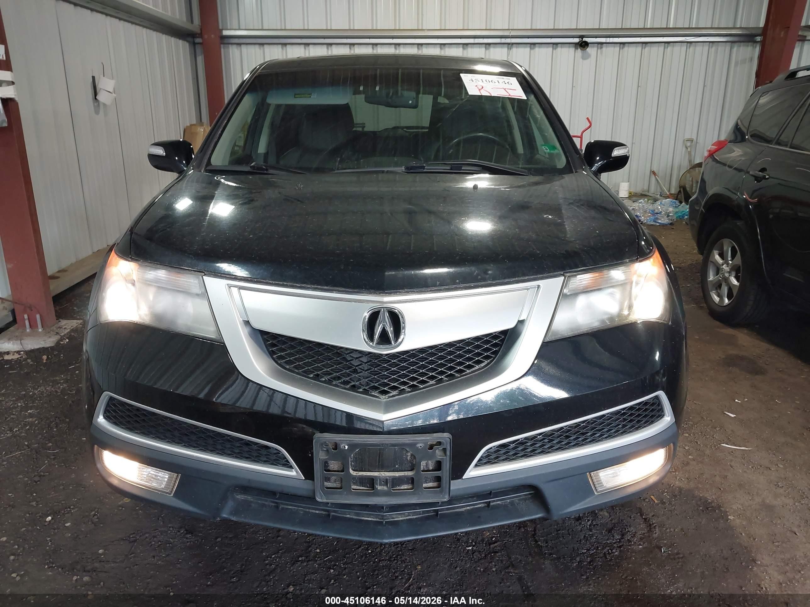 2010 Acura Mdx   Black vin: 2HNYD2H28AH504263