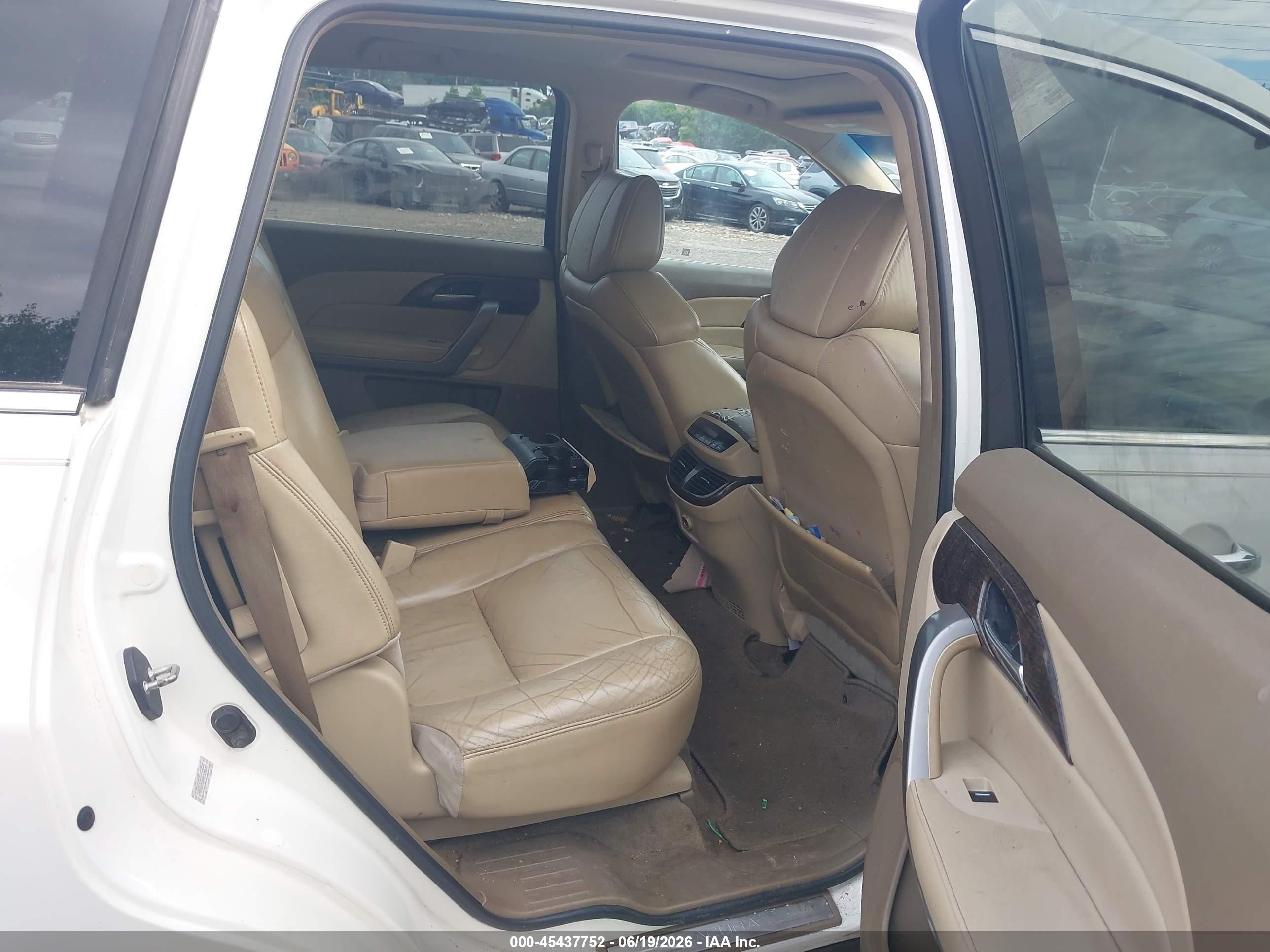 2010 Acura Mdx   Белый vin: 2HNYD2H28AH508880