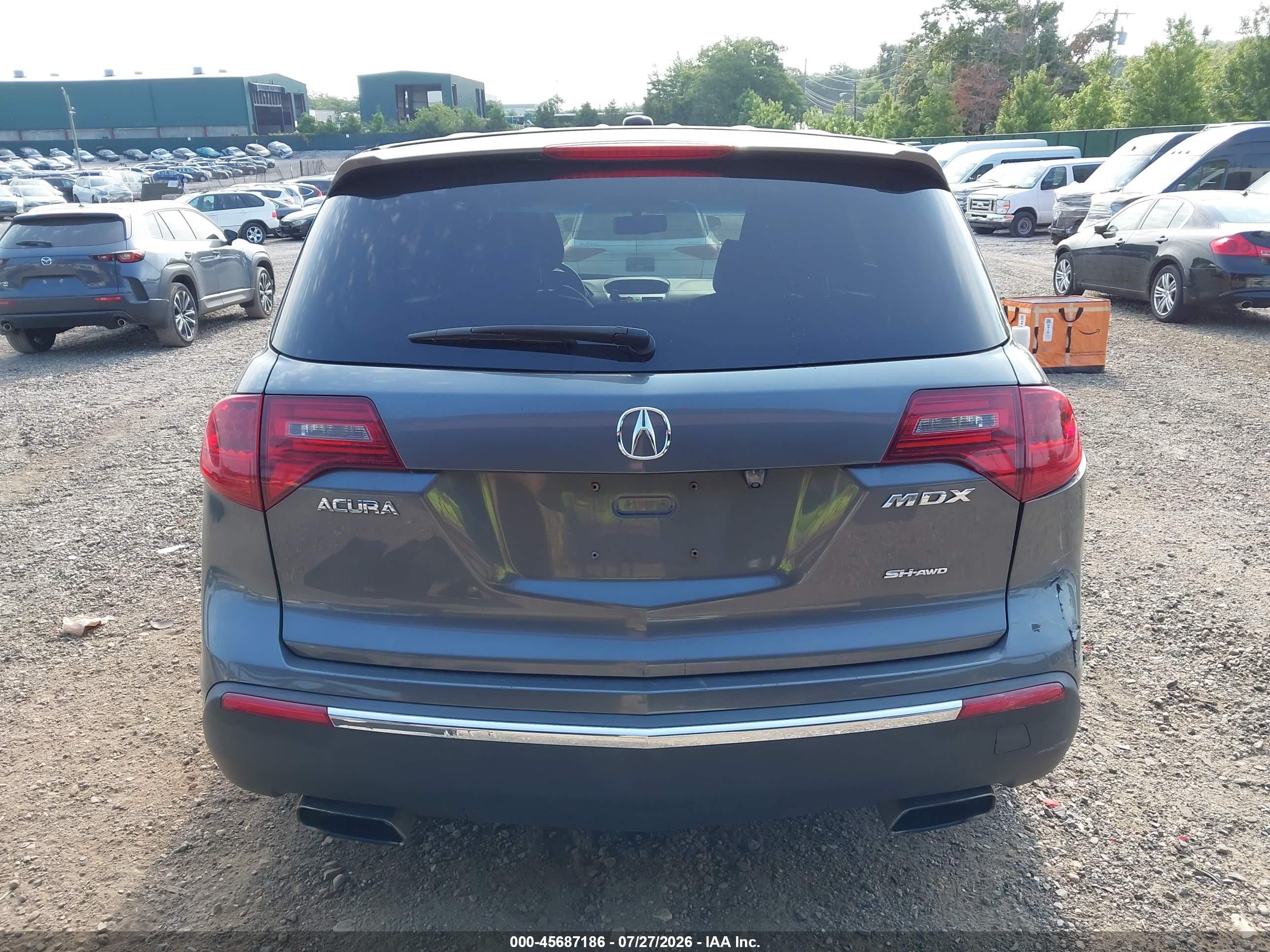 2011 Acura Mdx   Gray vin: 2HNYD2H28BH502630
