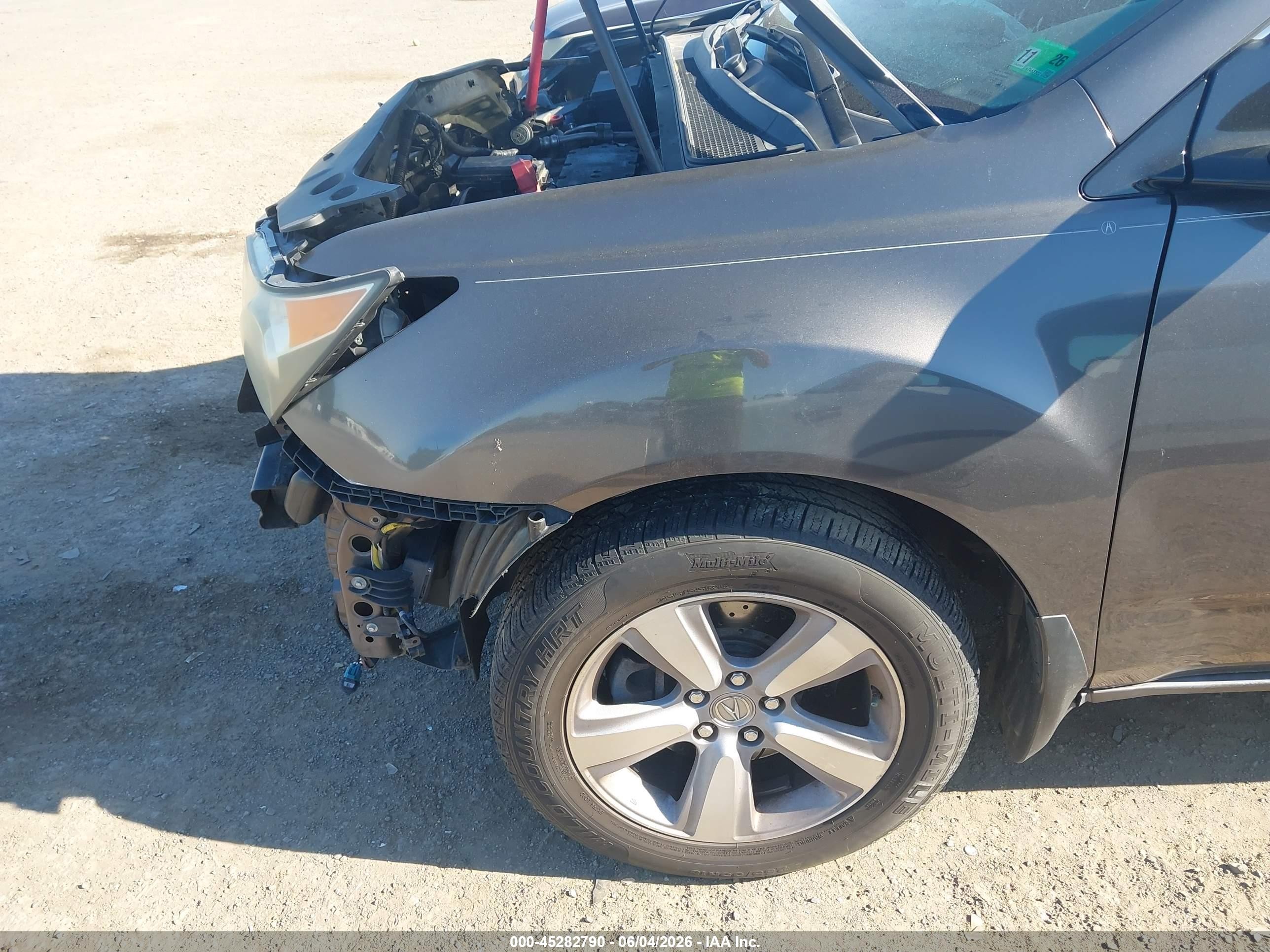 2011 Acura Mdx   Gray vin: 2HNYD2H28BH532033