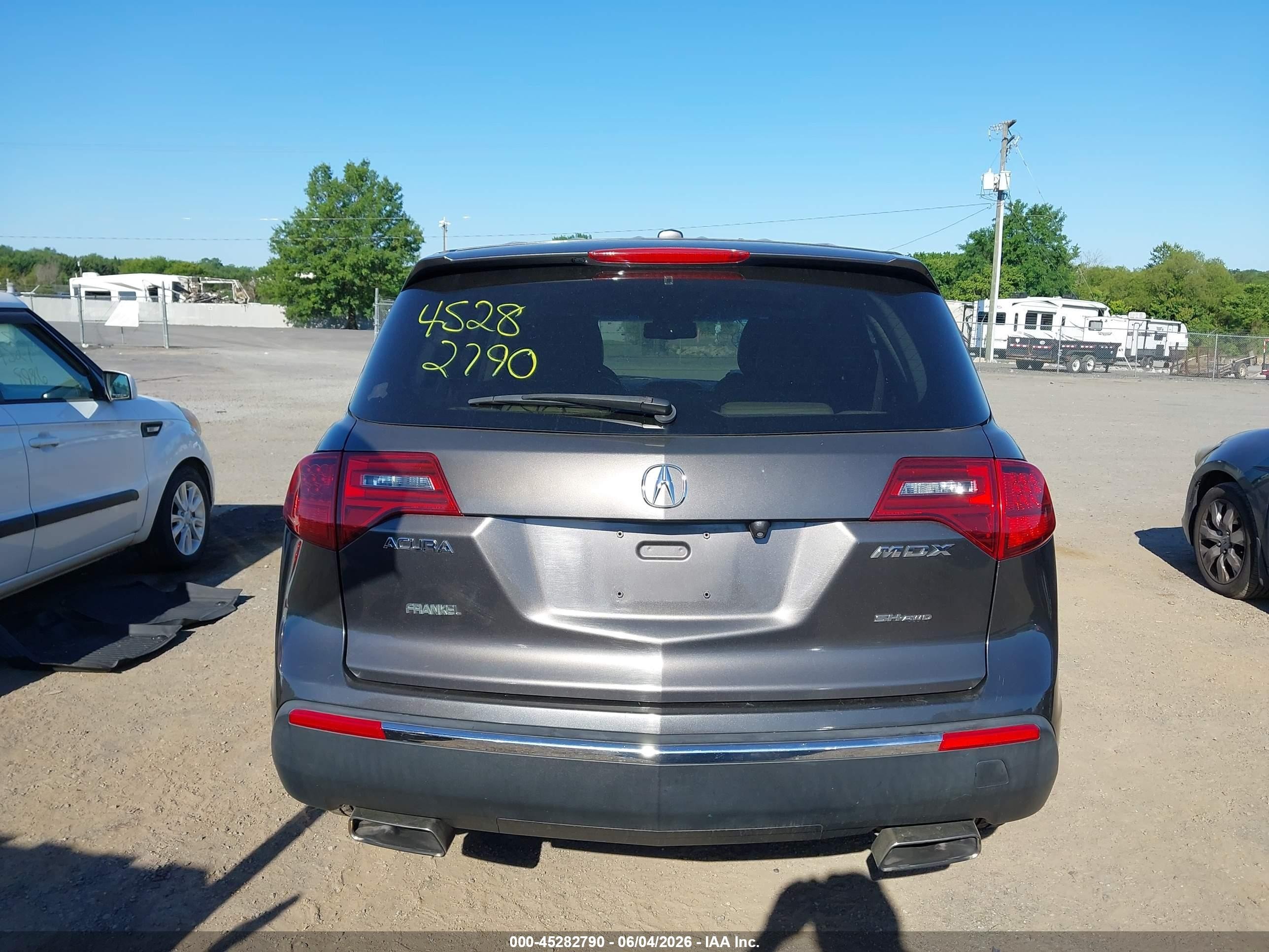 2011 Acura Mdx   Gray vin: 2HNYD2H28BH532033