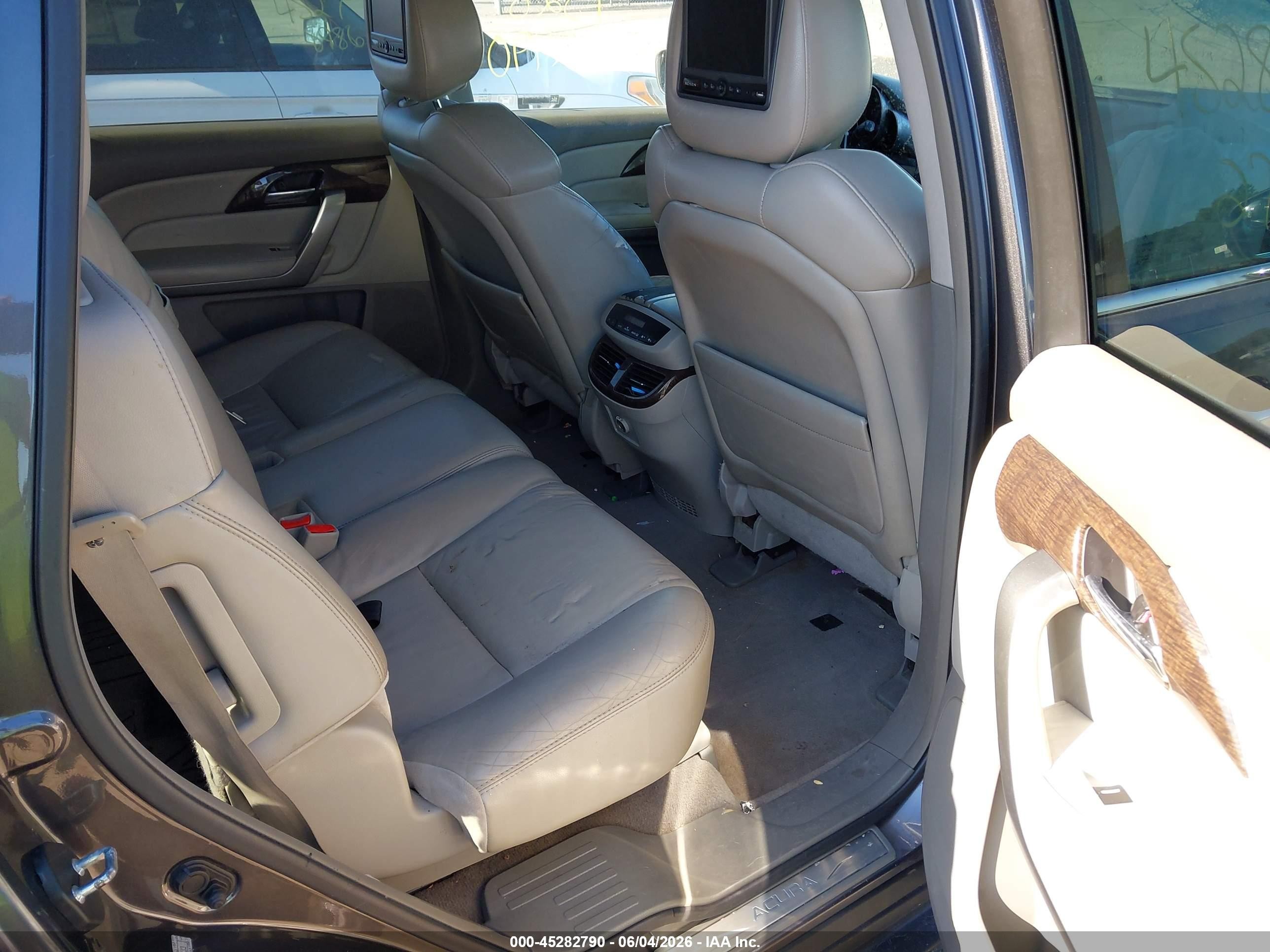 2011 Acura Mdx   Gray vin: 2HNYD2H28BH532033