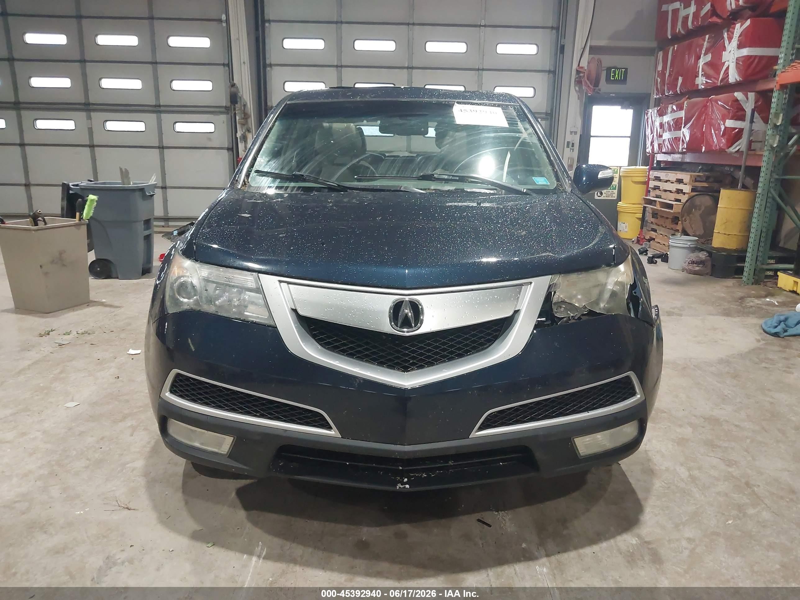 2011 Acura Mdx   Blue vin: 2HNYD2H28BH540178