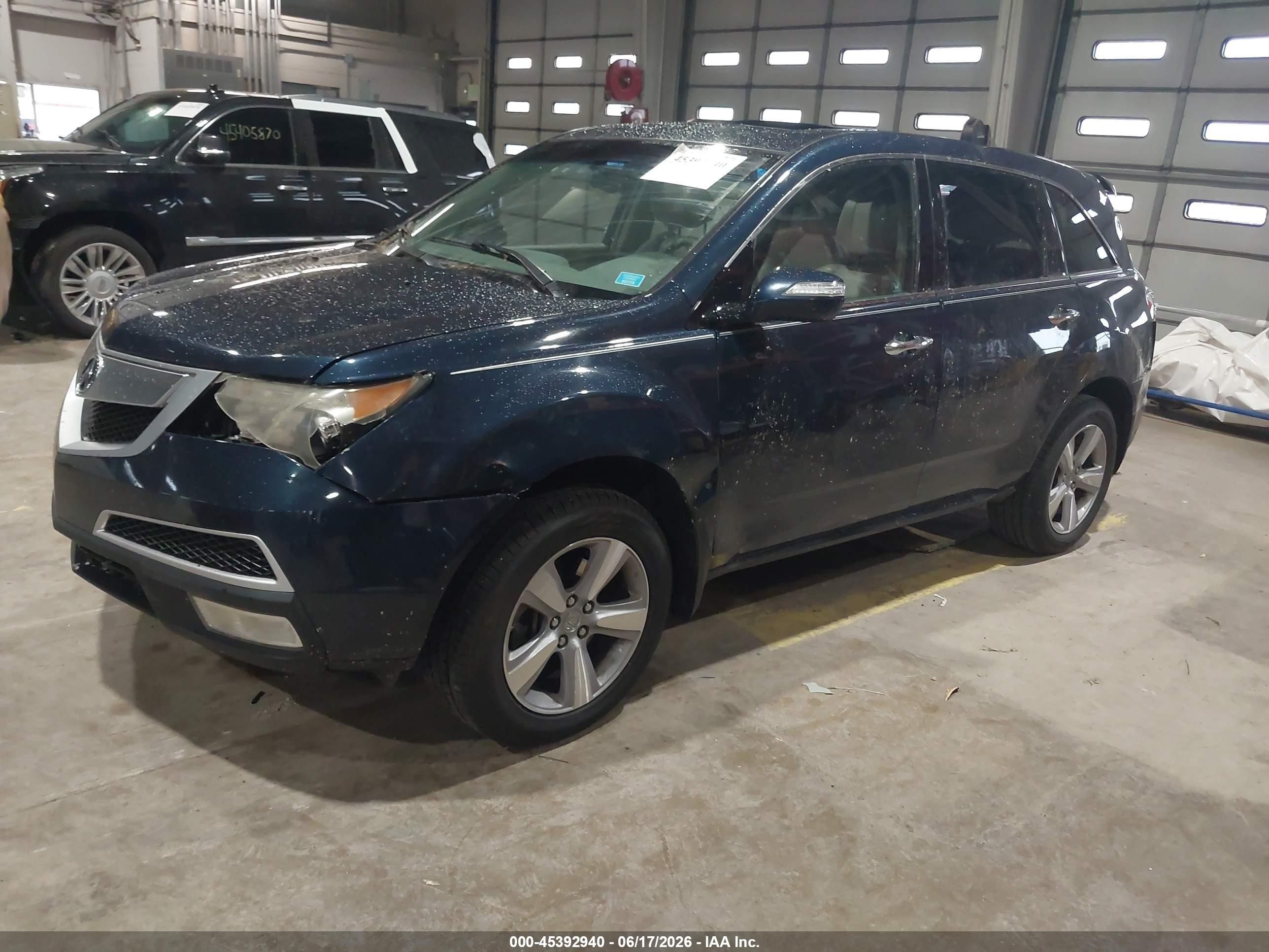 2011 Acura Mdx   Blue vin: 2HNYD2H28BH540178