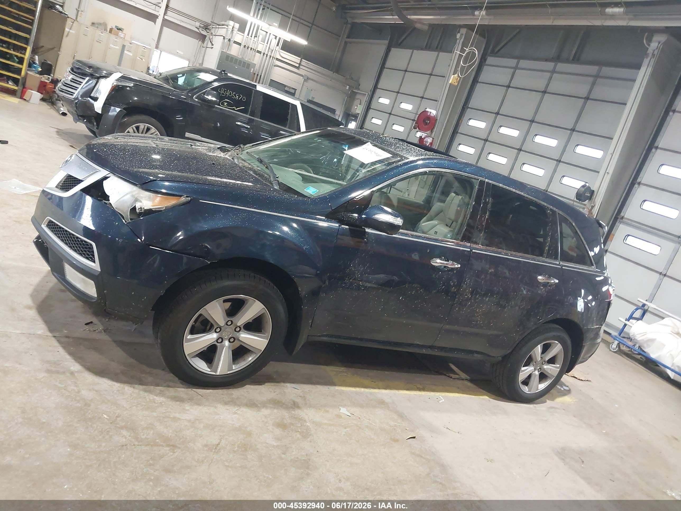 2011 Acura Mdx   Blue vin: 2HNYD2H28BH540178