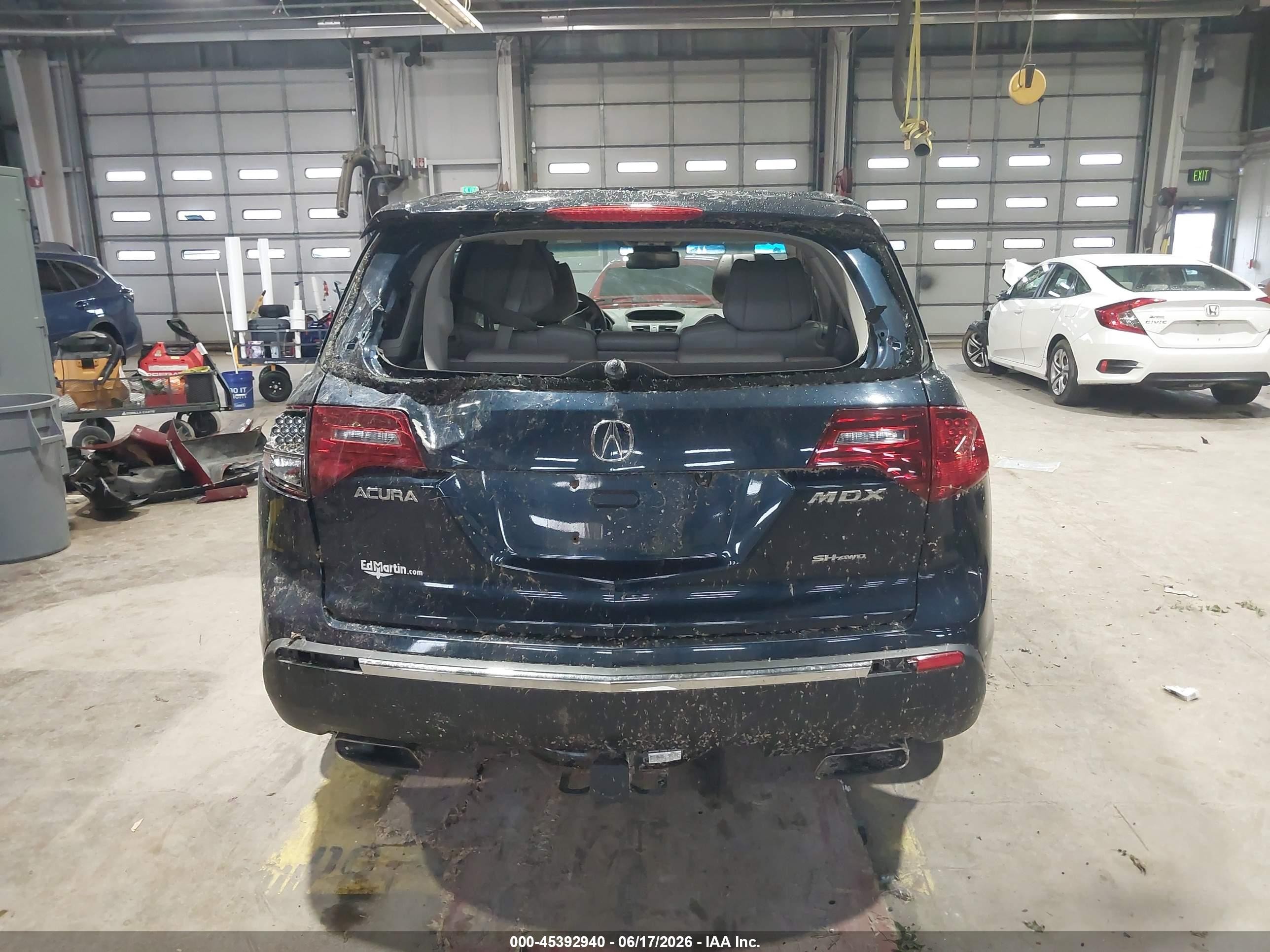 2011 Acura Mdx   Blue vin: 2HNYD2H28BH540178