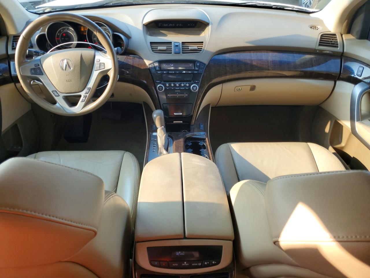 2012 Acura Mdx Белый vin: 2HNYD2H28CH524578