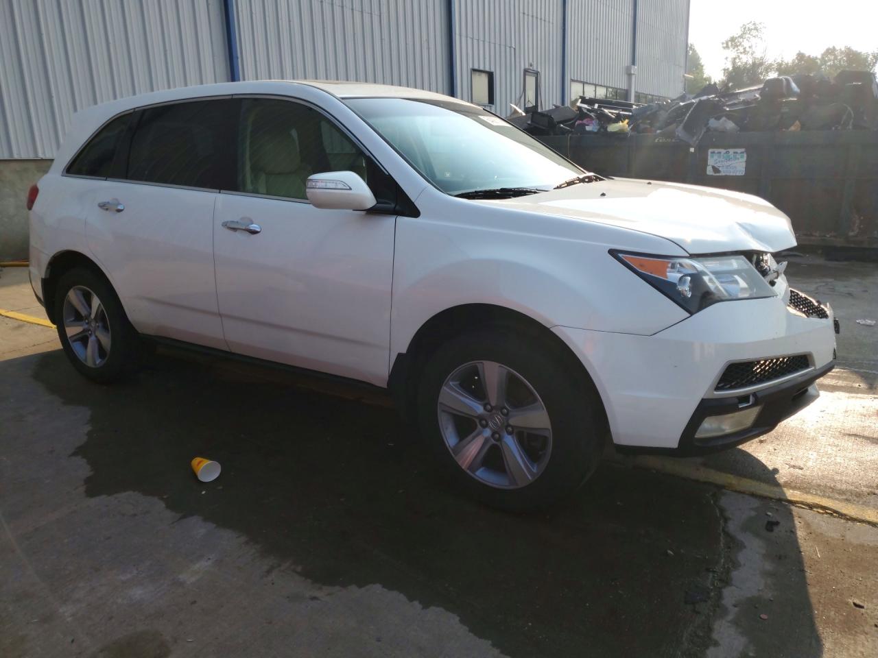 2012 Acura Mdx Белый vin: 2HNYD2H28CH524578