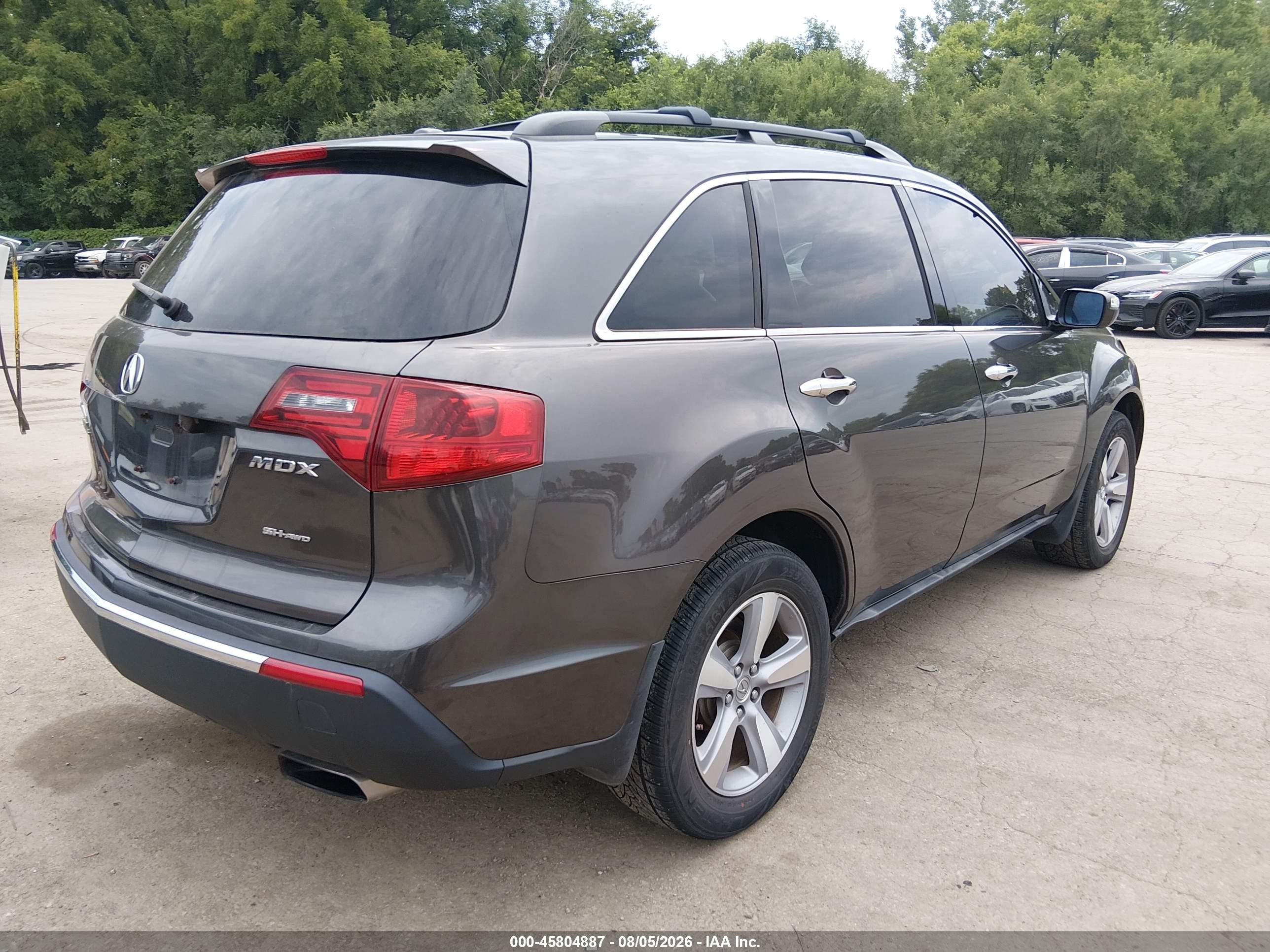 2012 Acura Mdx   Gray vin: 2HNYD2H28CH527285
