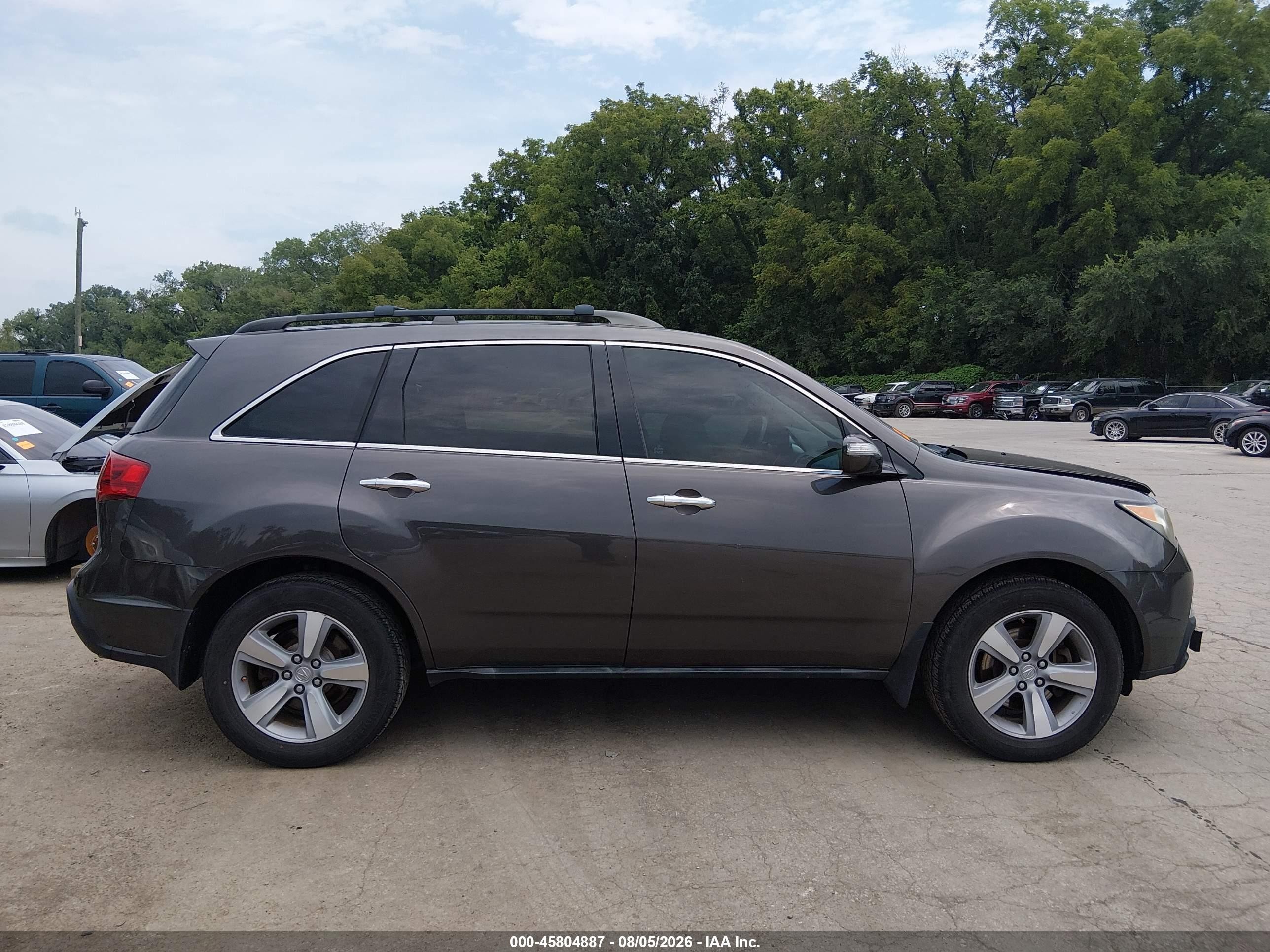 2012 Acura Mdx   Gray vin: 2HNYD2H28CH527285