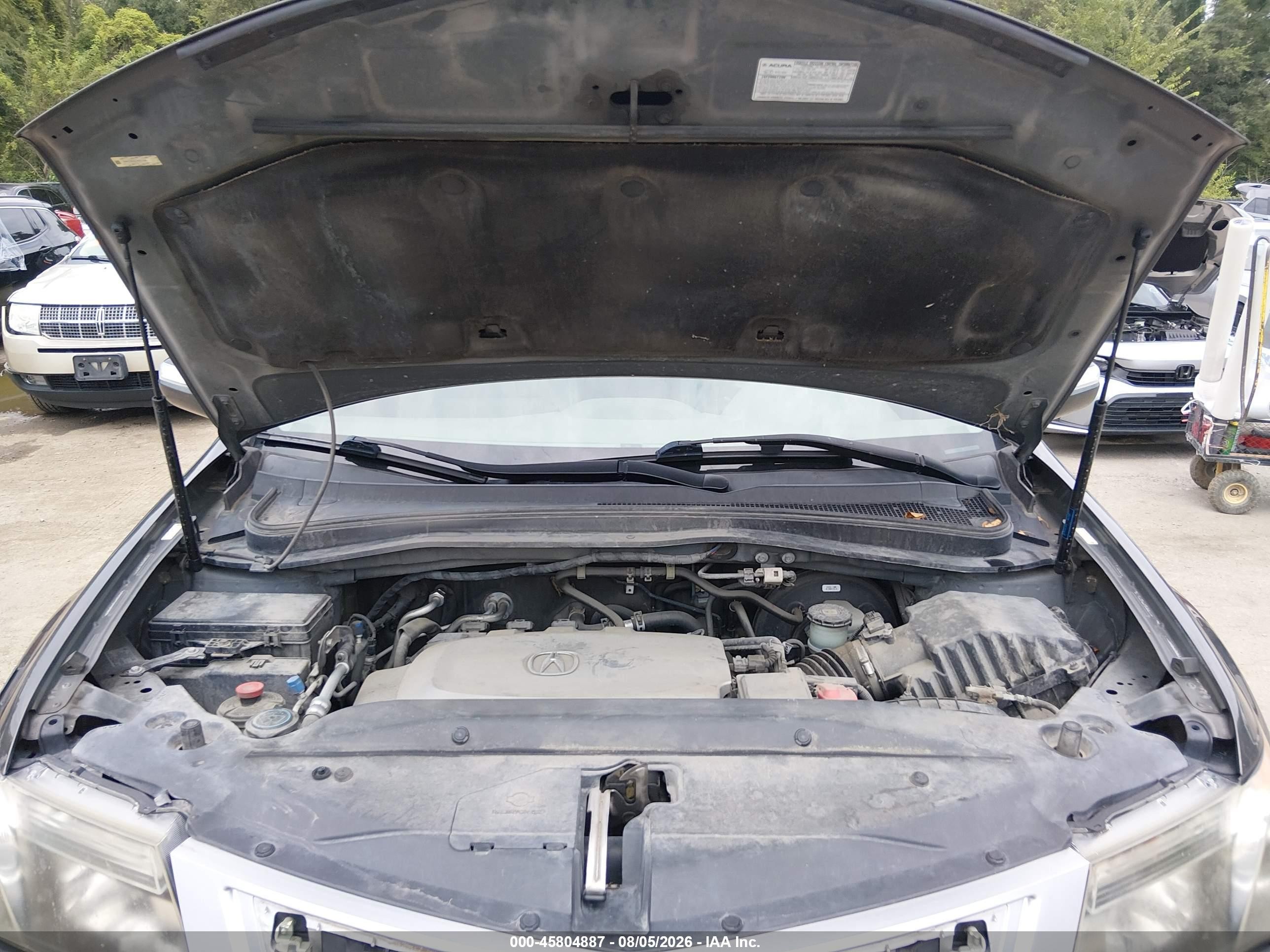 2012 Acura Mdx   Gray vin: 2HNYD2H28CH527285
