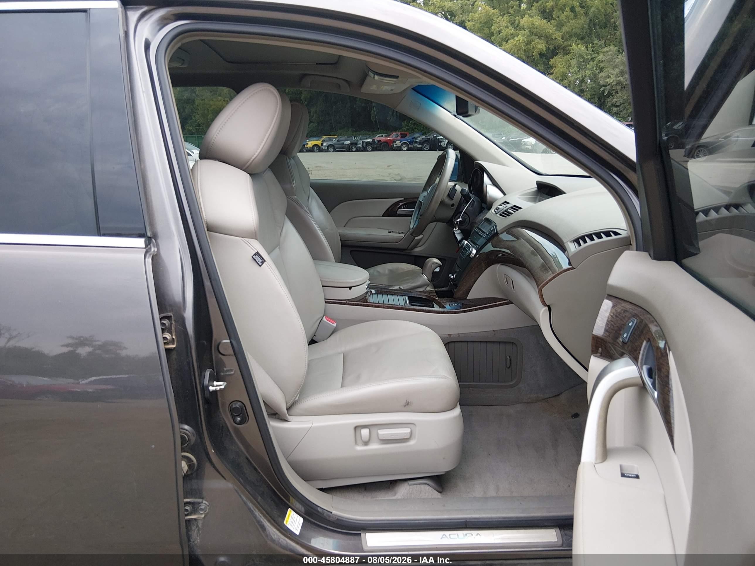 2012 Acura Mdx   Gray vin: 2HNYD2H28CH527285