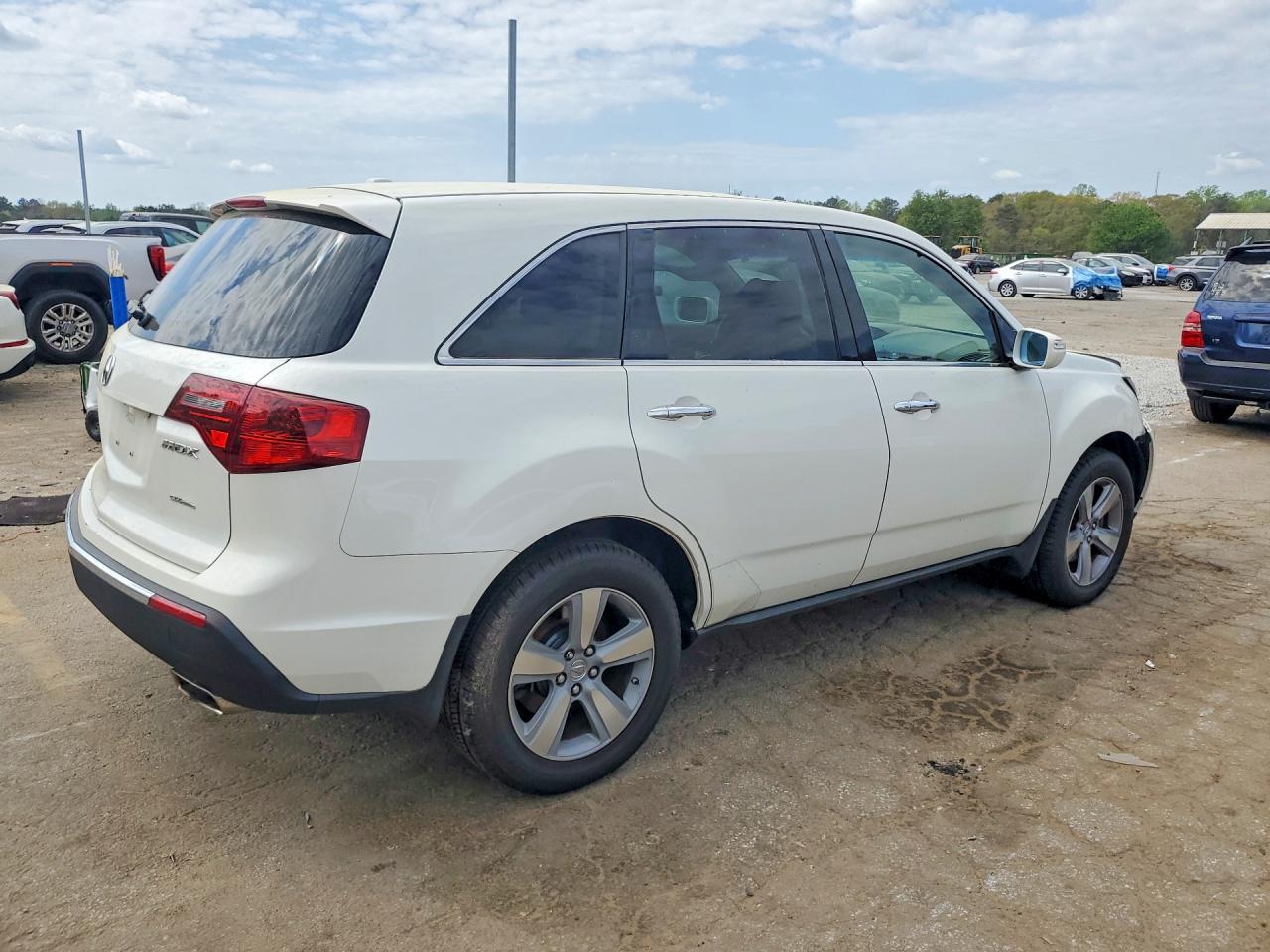 2012 Acura Mdx White vin: 2HNYD2H28CH530428
