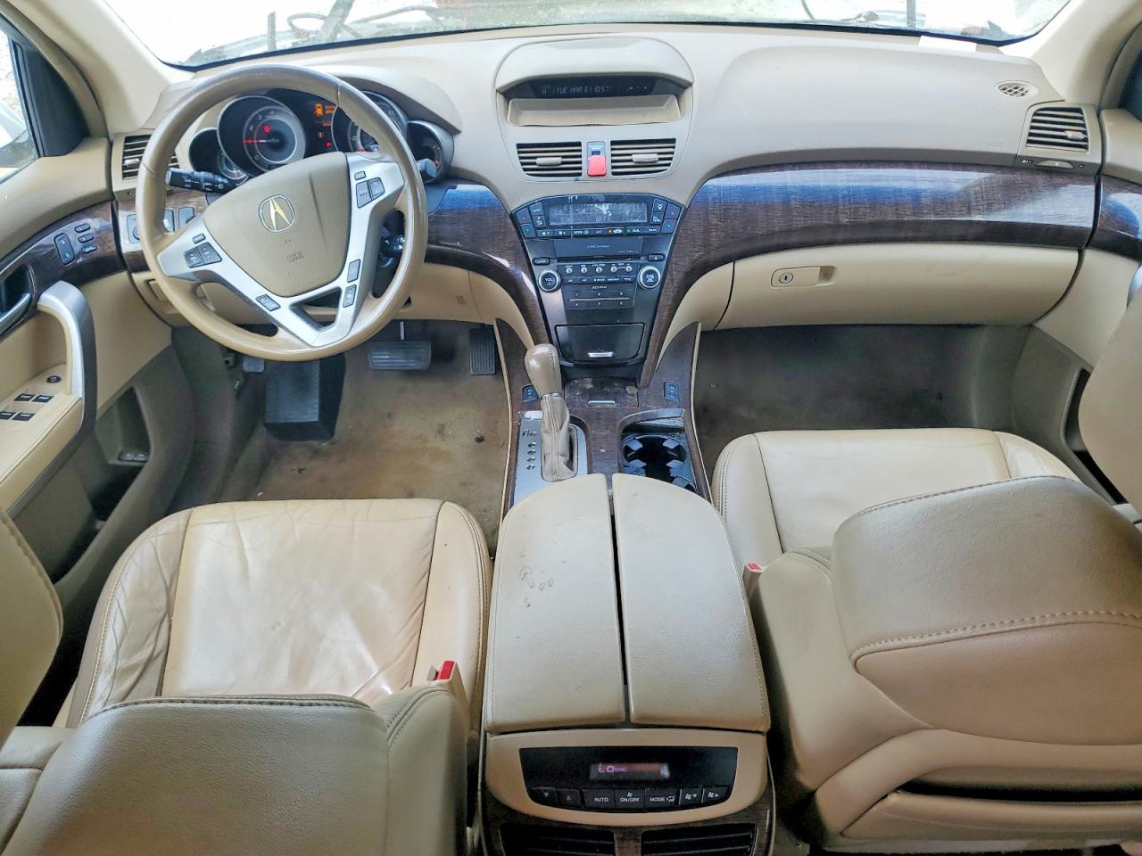 2012 Acura Mdx White vin: 2HNYD2H28CH530428