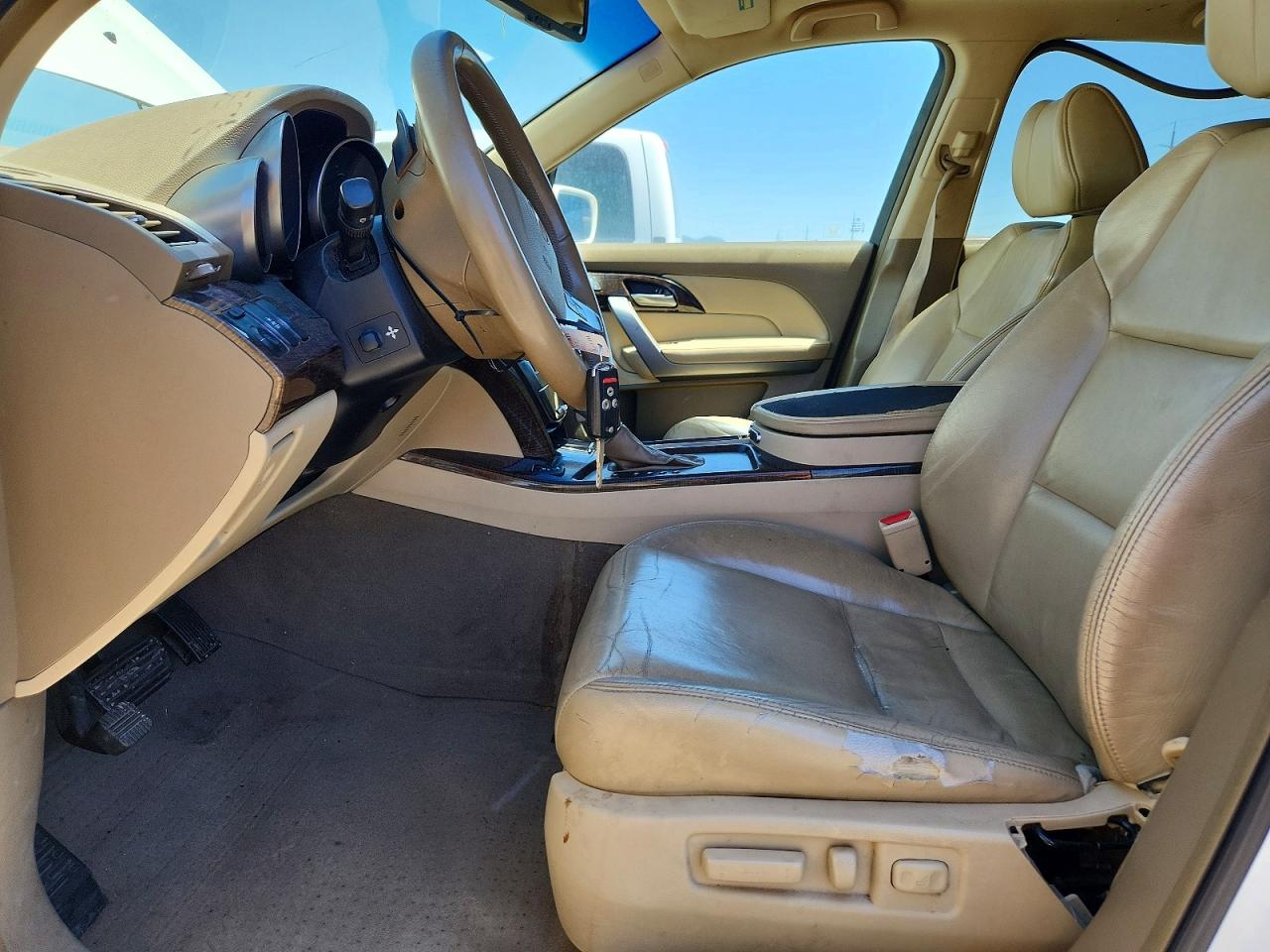 2012 Acura Mdx White vin: 2HNYD2H28CH537489
