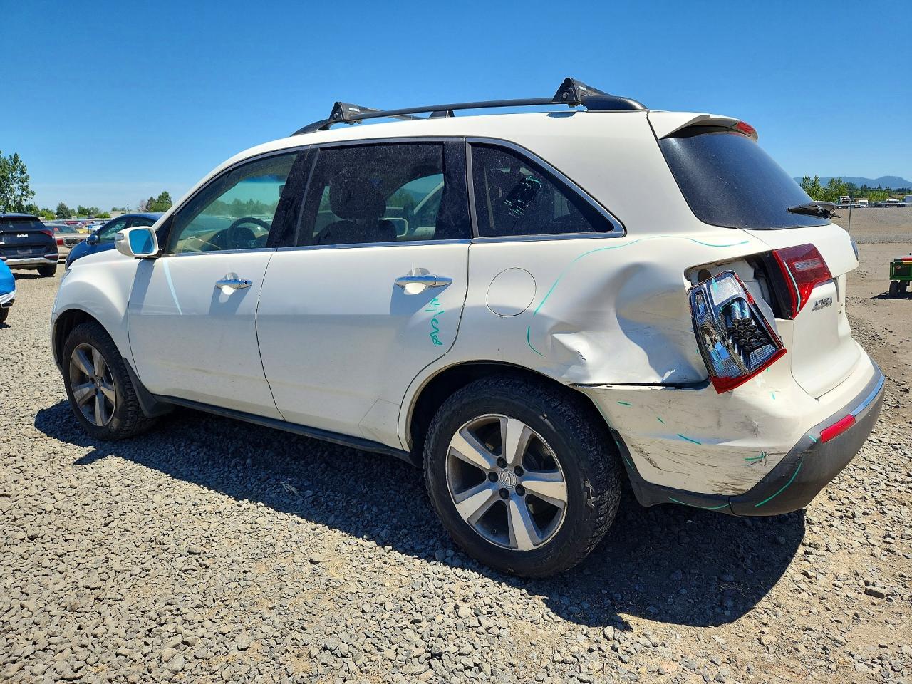 2012 Acura Mdx White vin: 2HNYD2H28CH537489