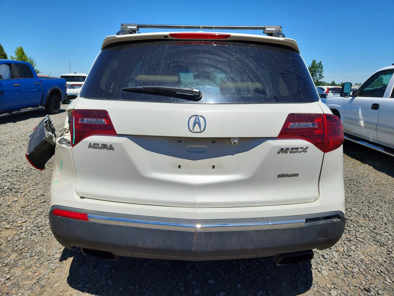 2012 Acura Mdx White vin: 2HNYD2H28CH537489